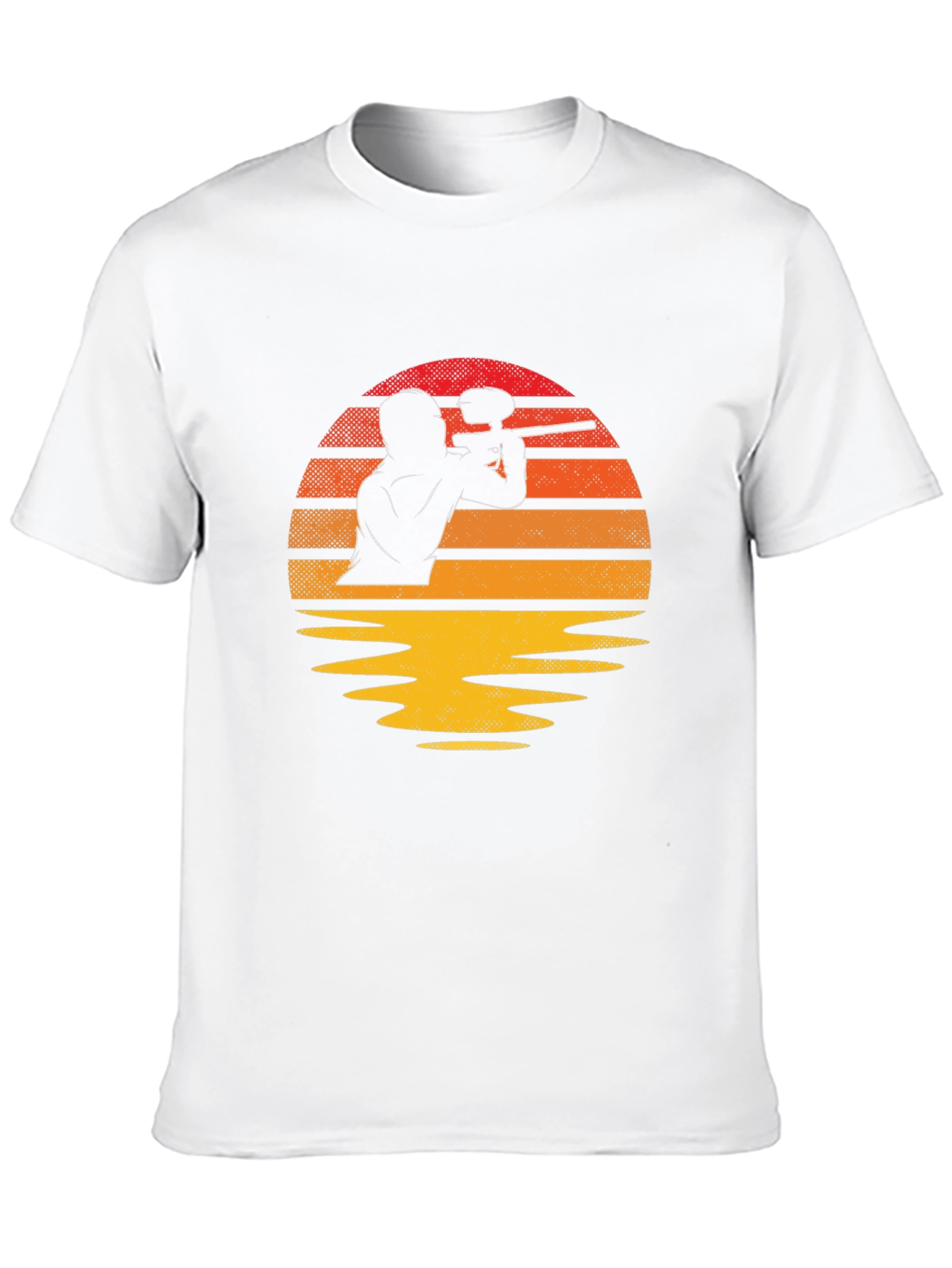 Paintball Sunset Graphic Tee - Black