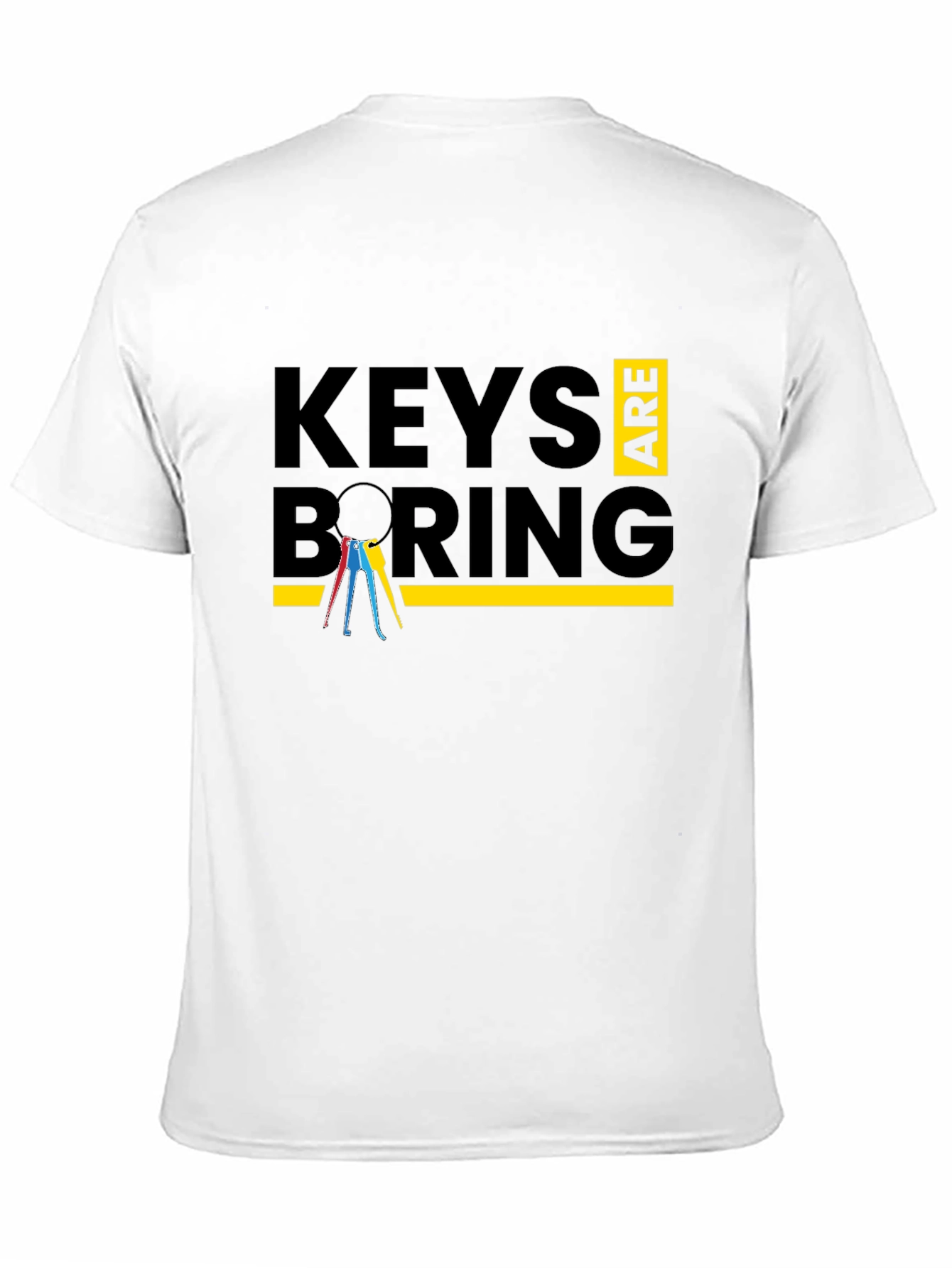 Keys Are Boring Graphic T-Shirt
