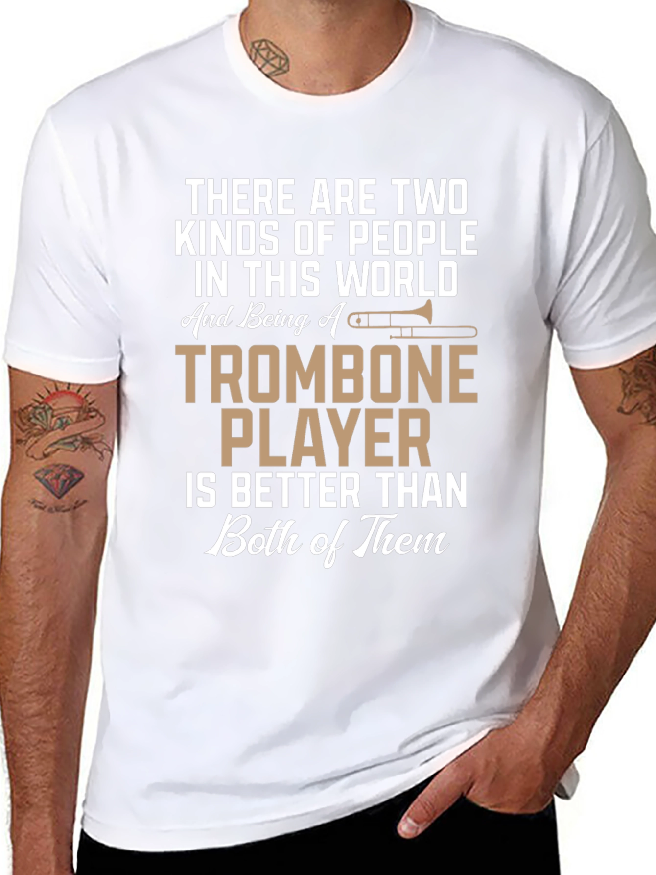 Trombone Player Graphic T-Shirt