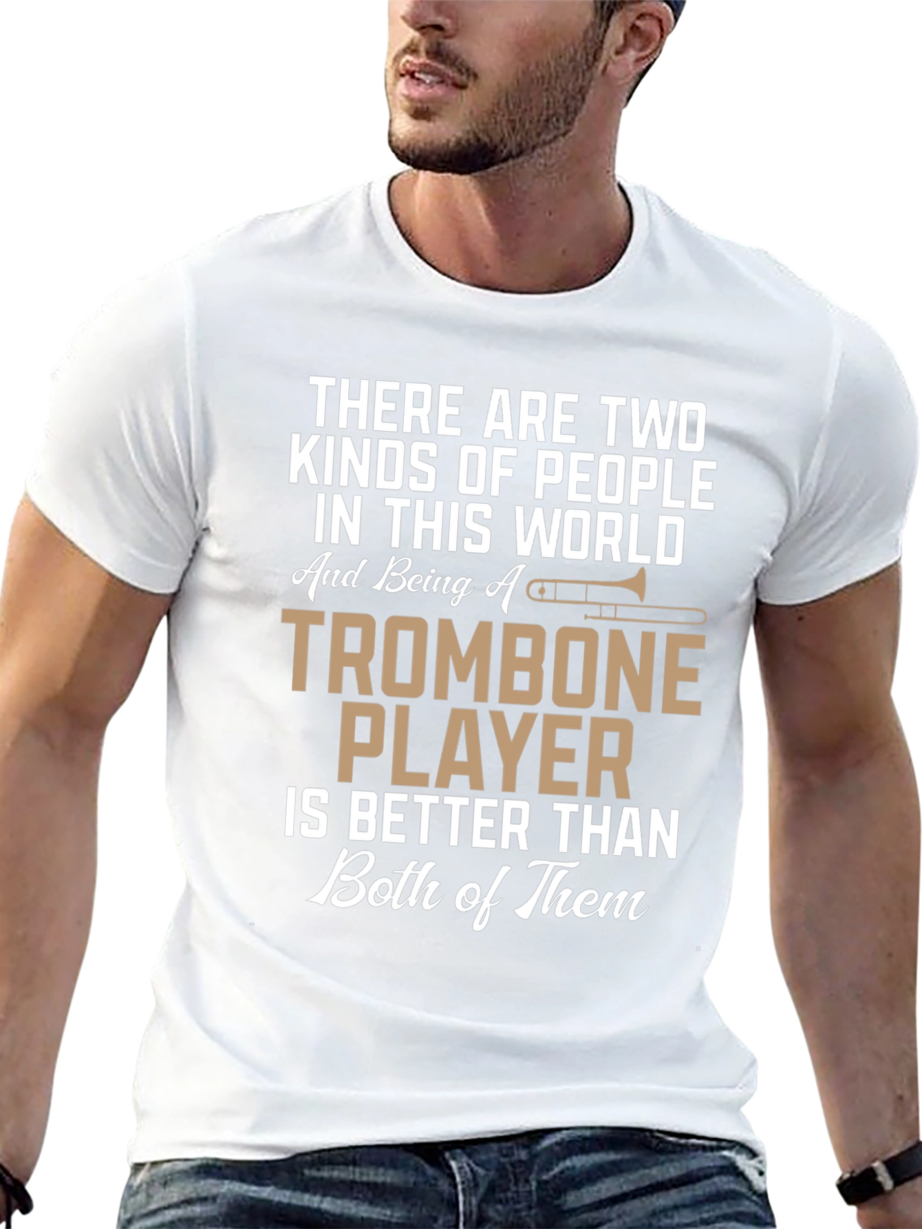 Trombone Player Graphic T-Shirt