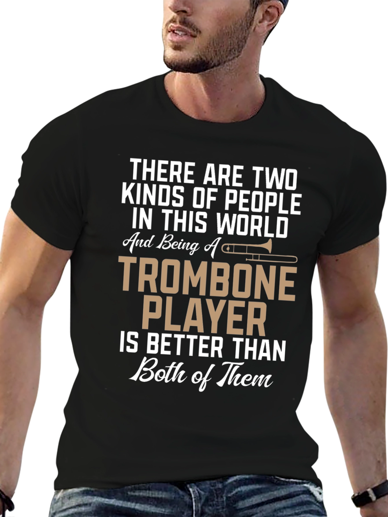 Trombone Player Graphic T-Shirt
