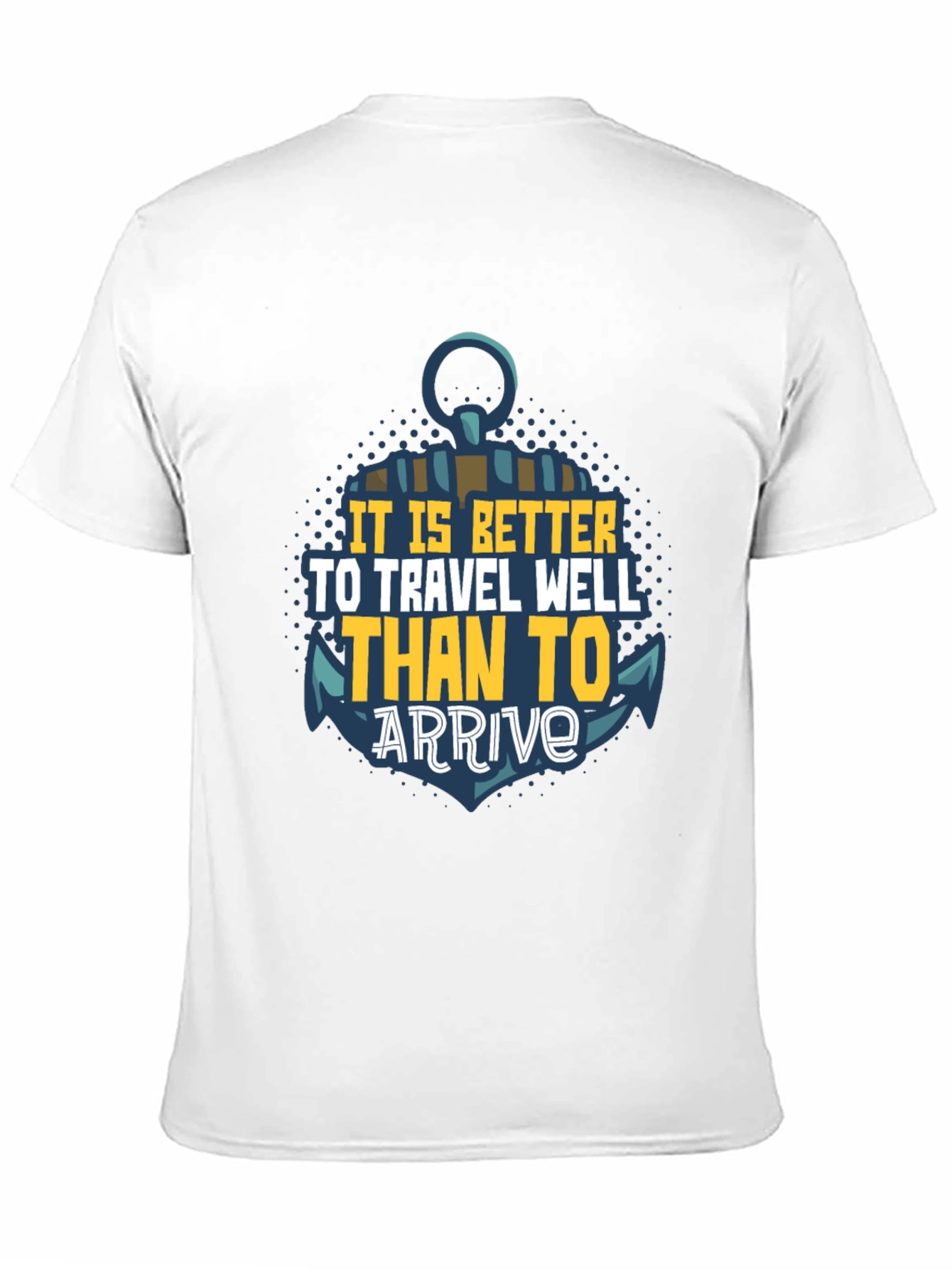 Travel Well Anchor Graphic T-Shirt