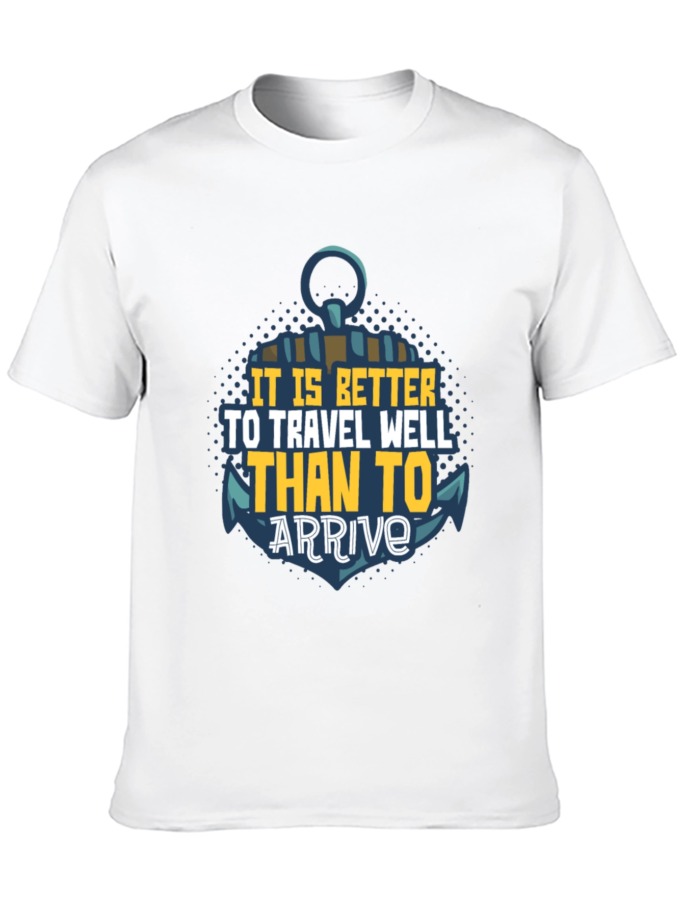 Travel Well Anchor Graphic T-Shirt