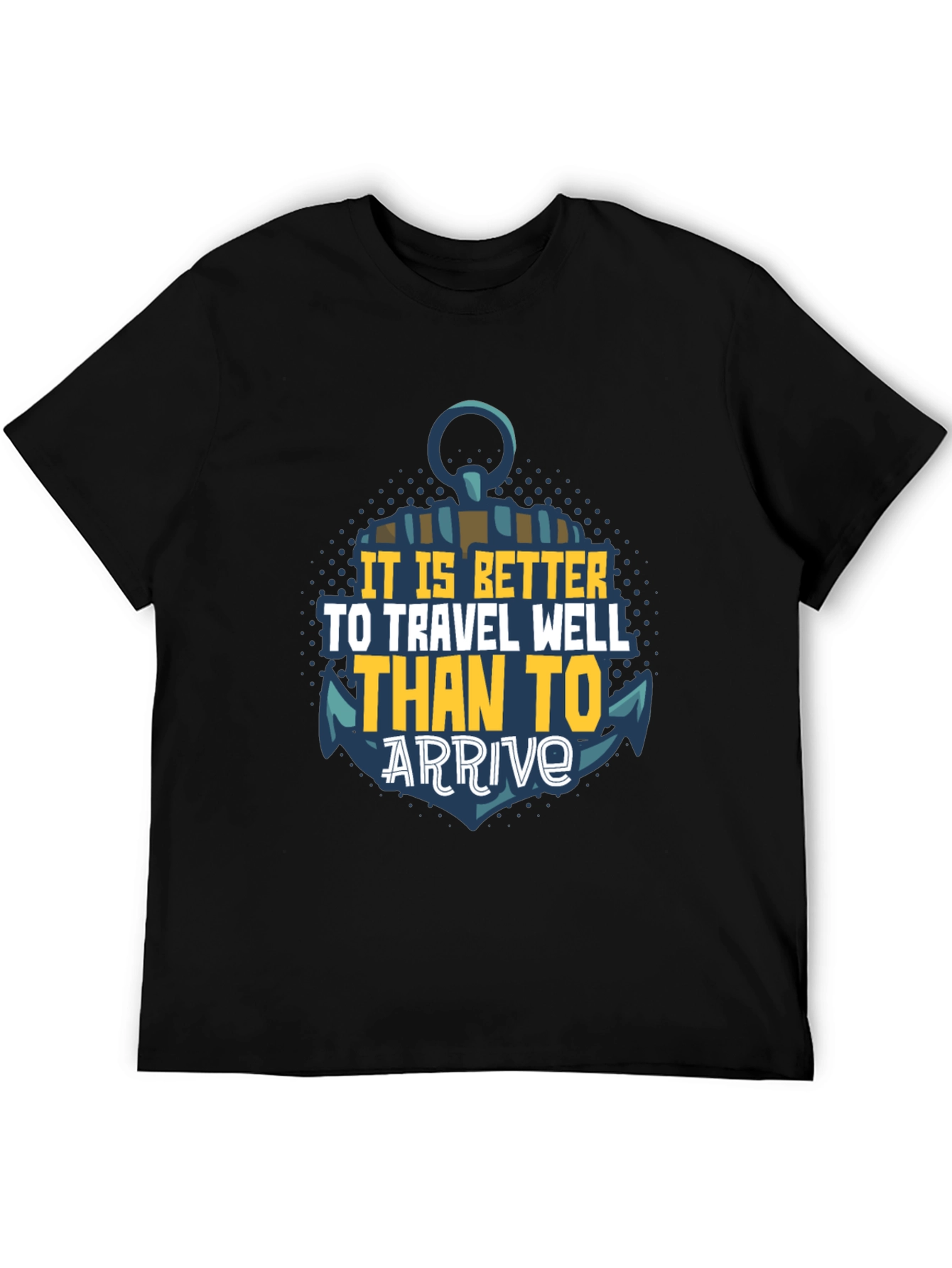 Travel Well Anchor Graphic T-Shirt