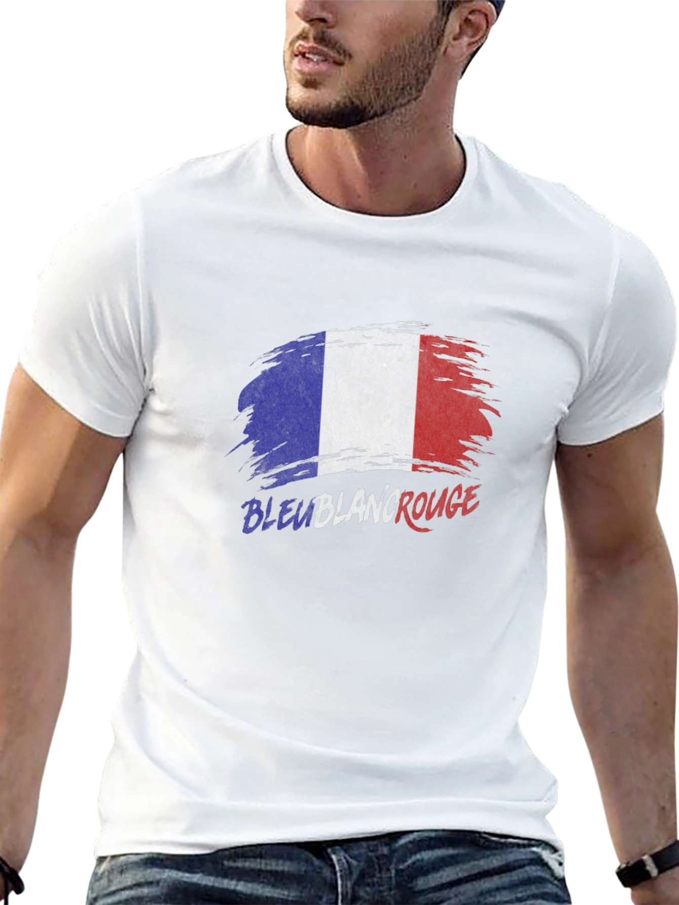 Bleu Blanc Rouge France Flag T-Shirt