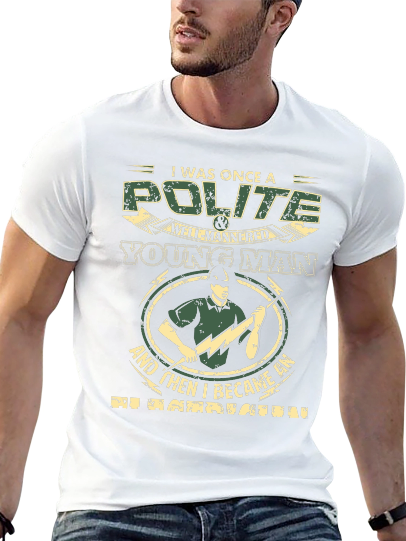 Polite Young Man T-Shirt - Novelty Occupation Tee