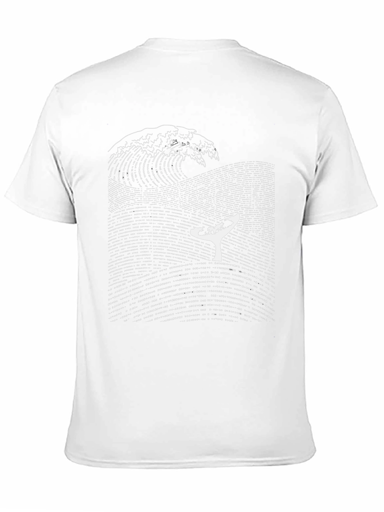 Whale Wave Graphic T-Shirt - Black Cotton Tee