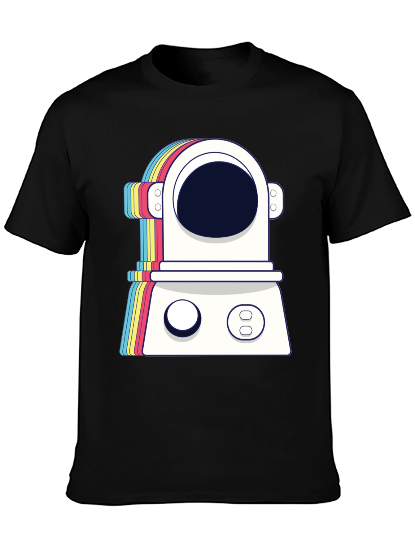 Retro Spaceman Graphic Tee - Trendy Astronaut T-Shirt