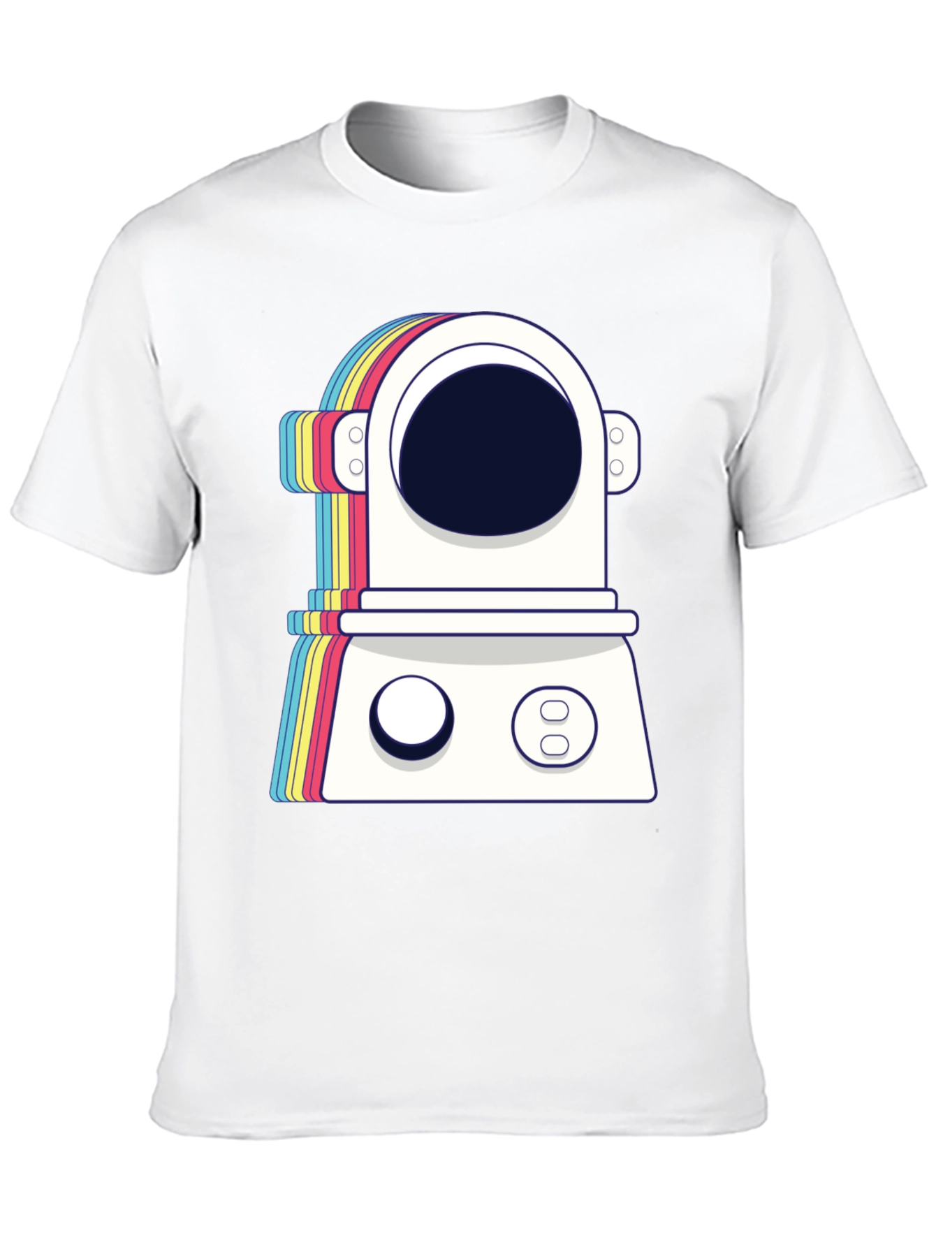 Retro Spaceman Graphic Tee - Trendy Astronaut T-Shirt