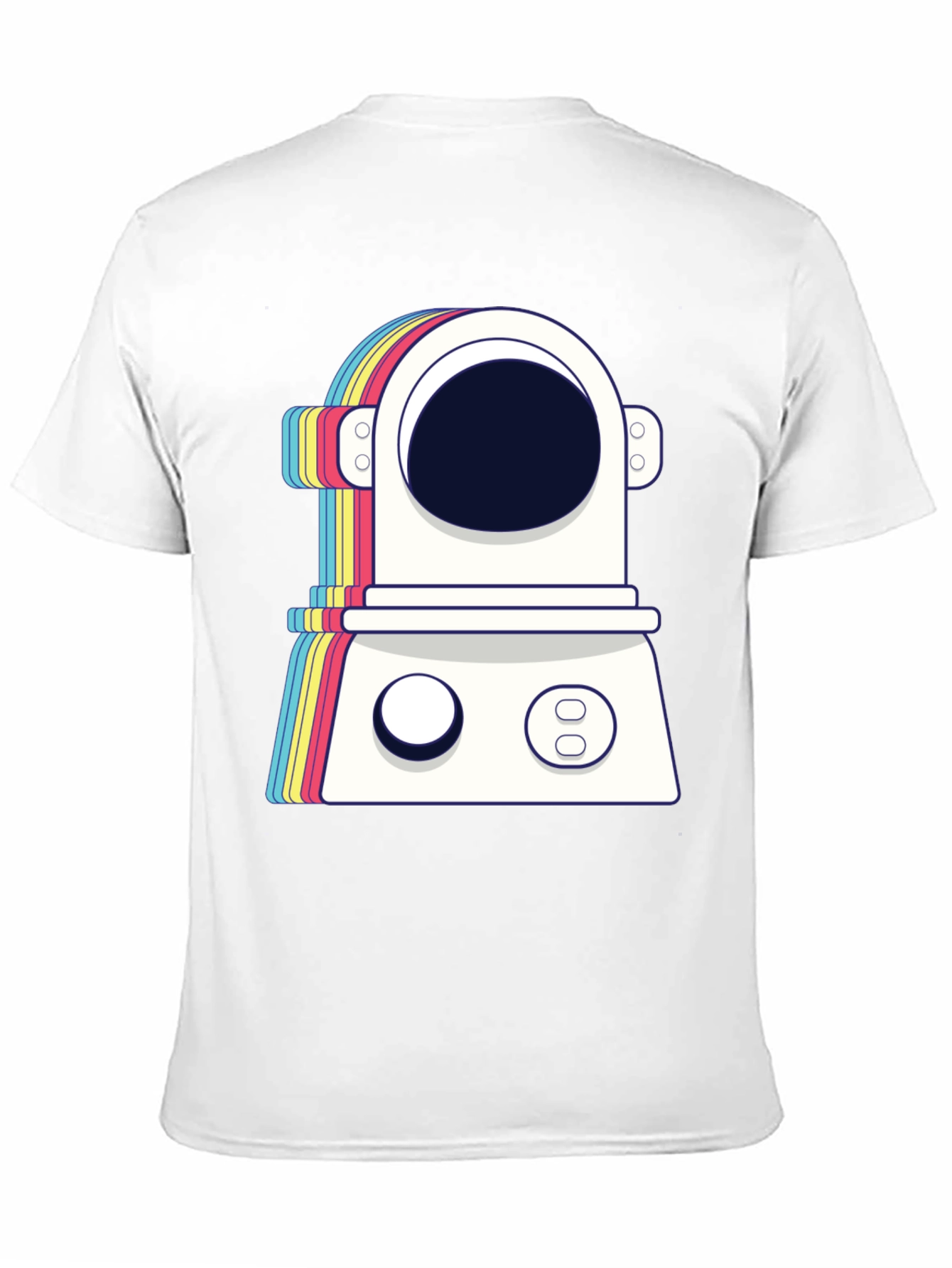 Retro Spaceman Graphic Tee - Trendy Astronaut T-Shirt