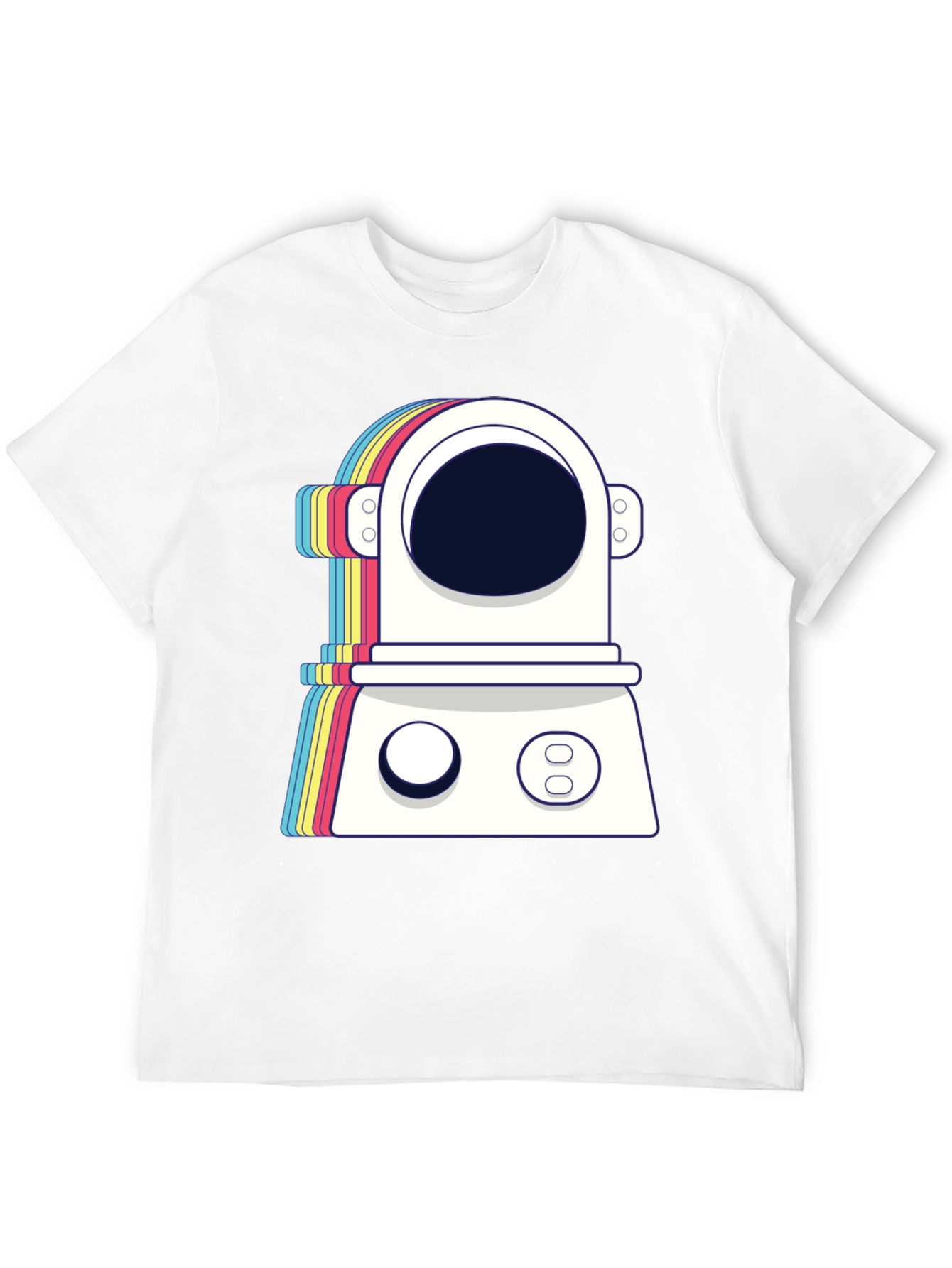 Retro Spaceman Graphic Tee - Trendy Astronaut T-Shirt