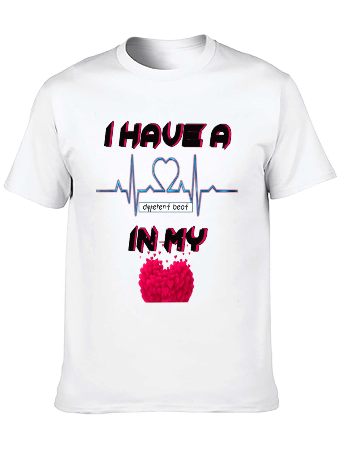 Heartbeat Graphic Tee - Different Beat