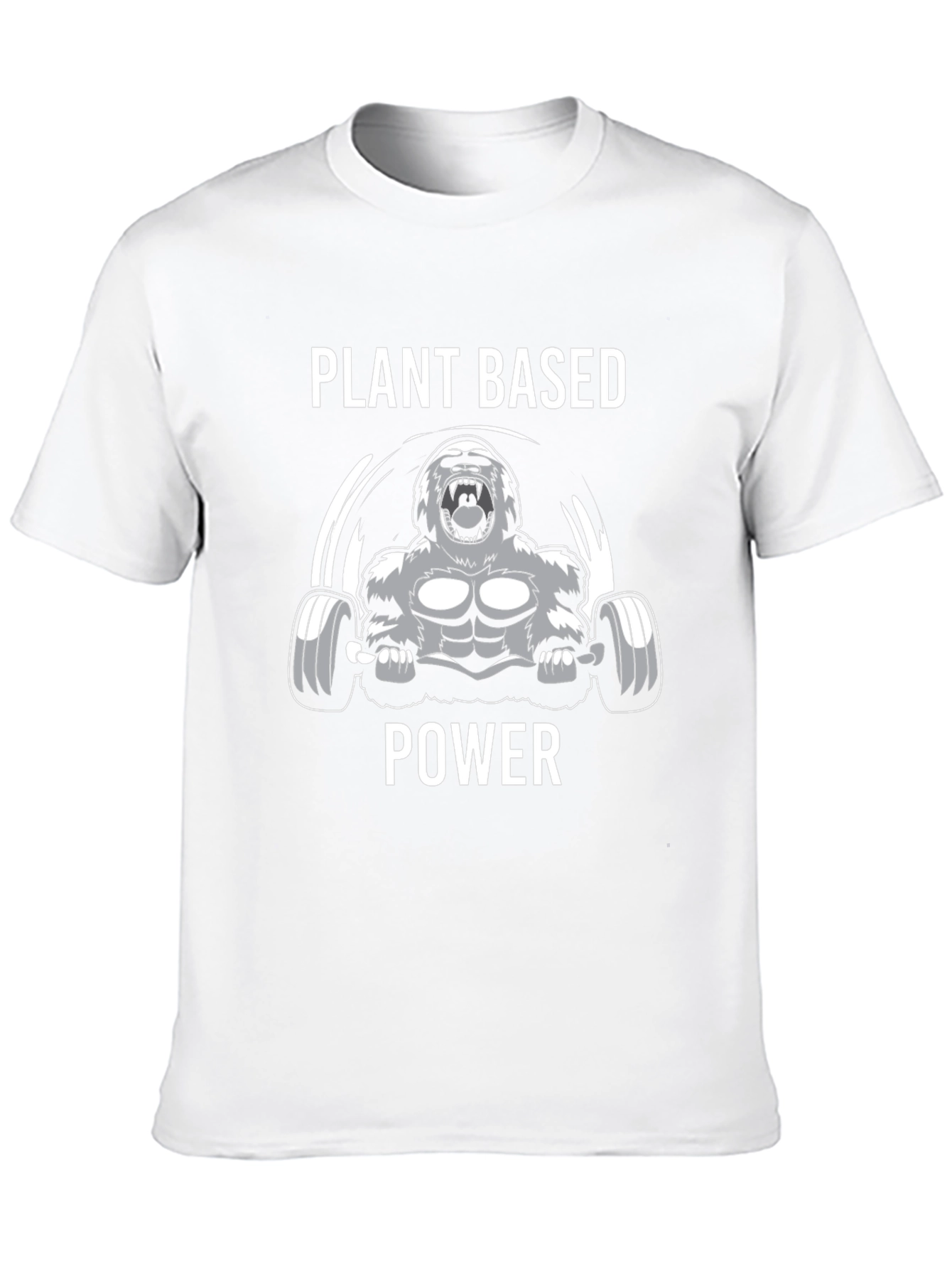 Plant Based Power T-Shirt - Vegan Gorilla Gym