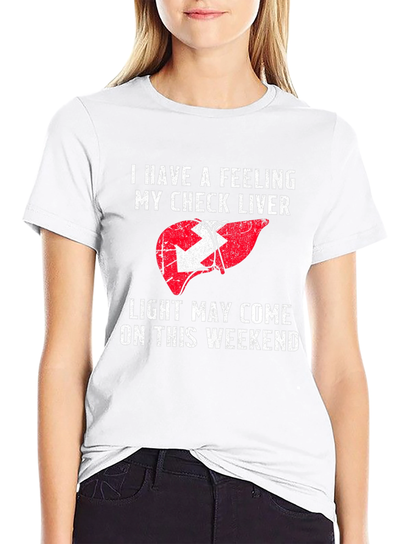 Funny Liver Check Weekend T-Shirt