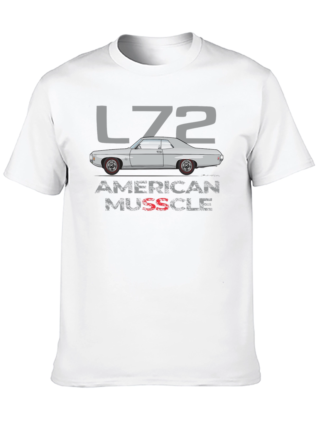 American Muscle L72 Car Graphic T-Shirt