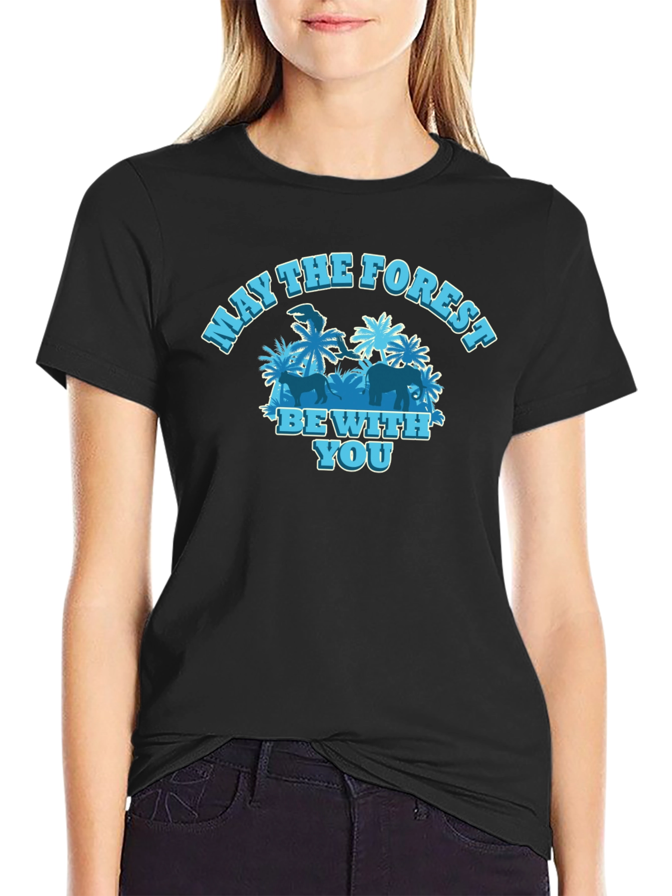 May the Forest Be With You Graphic T-Shirt