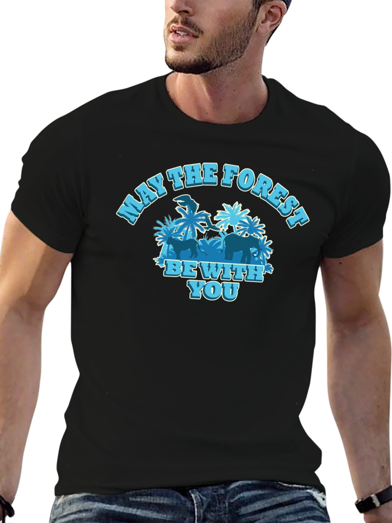 May the Forest Be With You Graphic T-Shirt