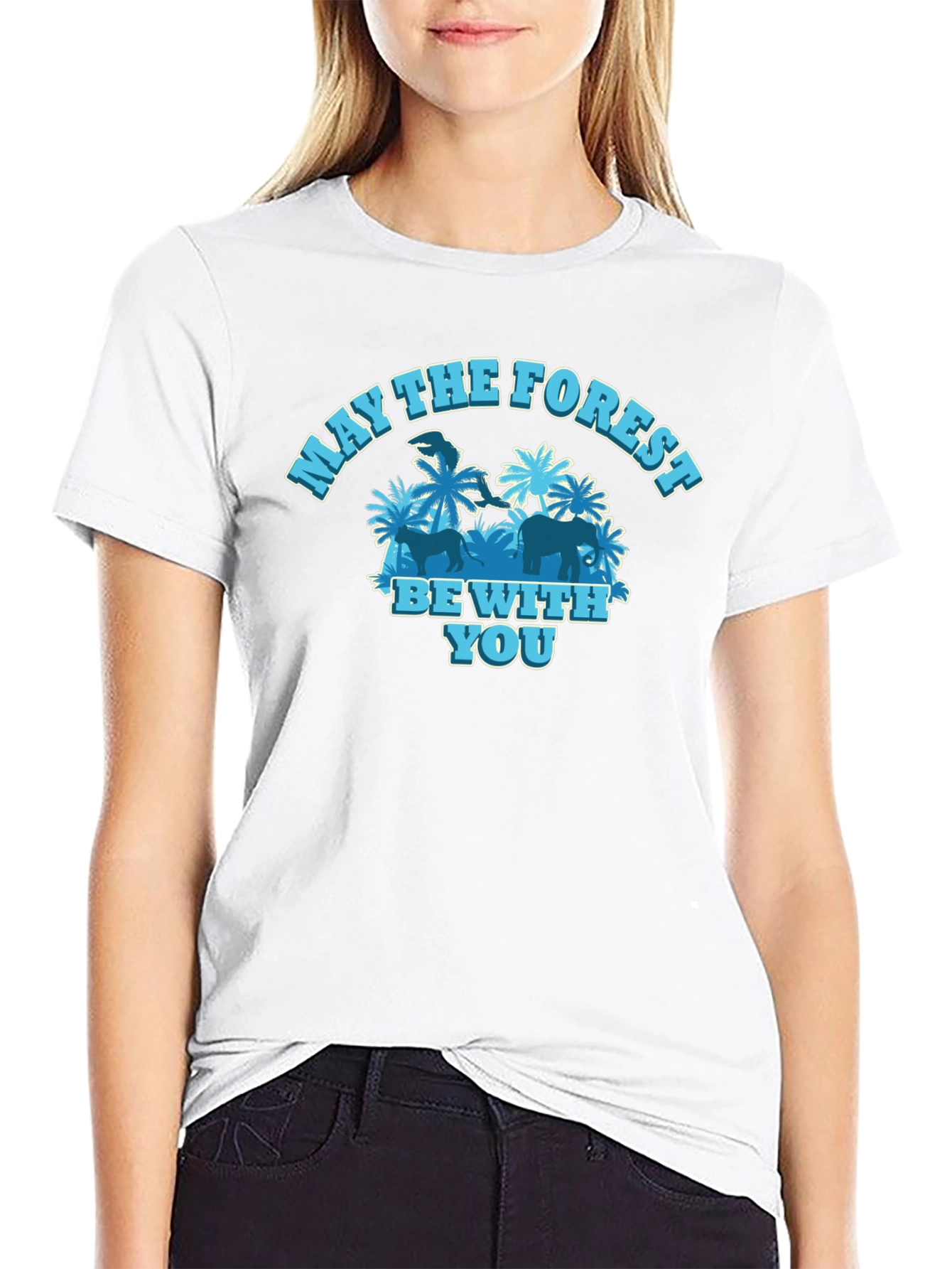 May the Forest Be With You Graphic T-Shirt