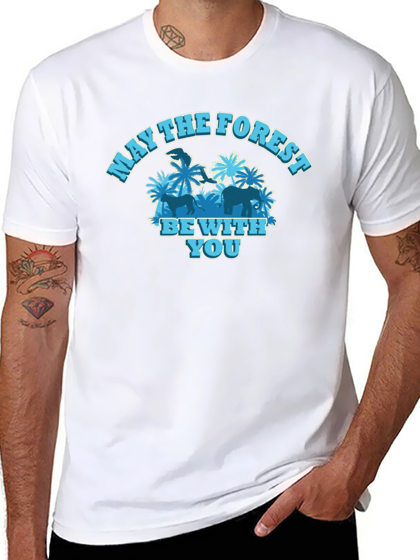 May the Forest Be With You Graphic T-Shirt