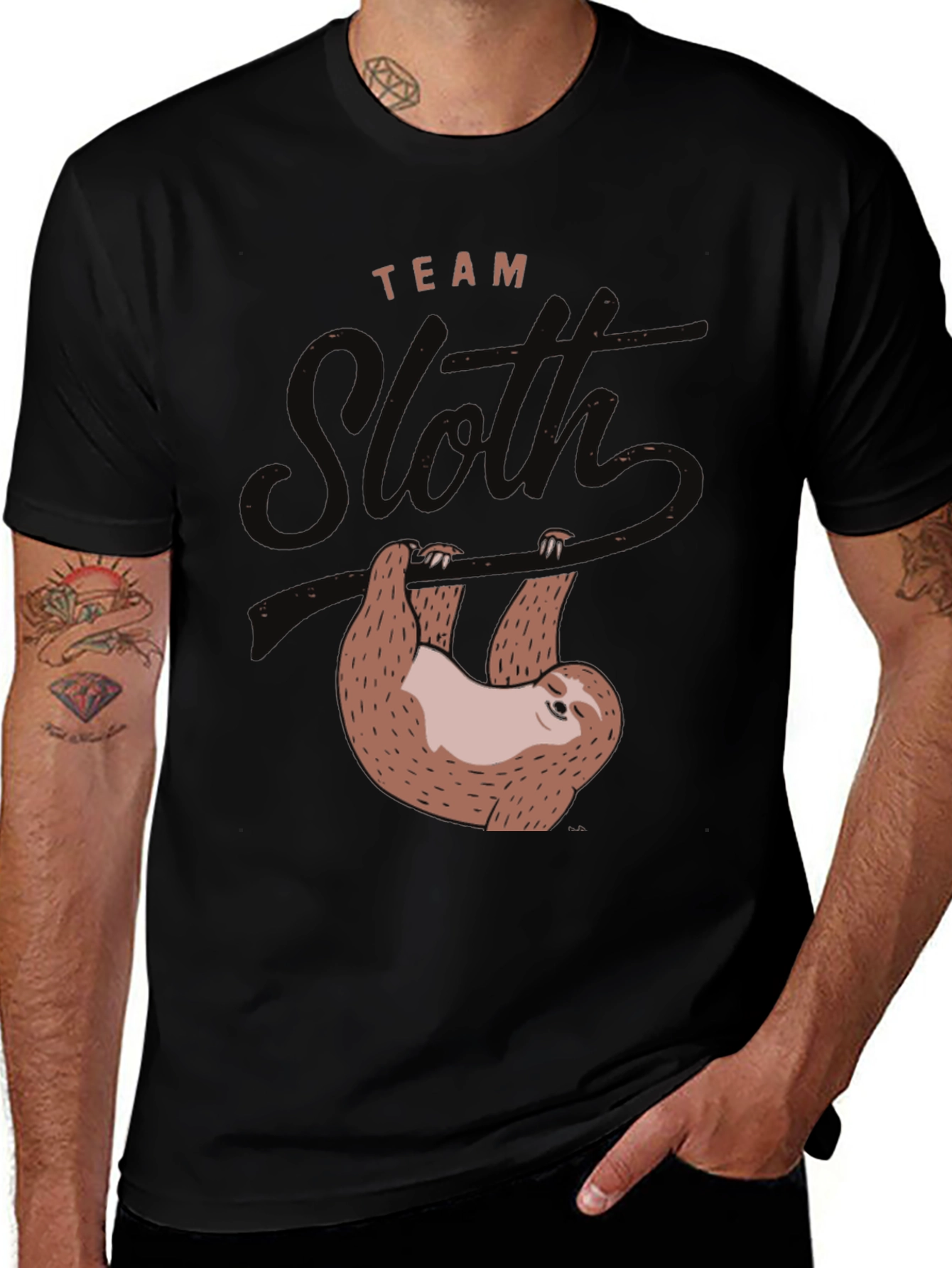 Team Sloth Graphic Tee - Lazy Days Apparel