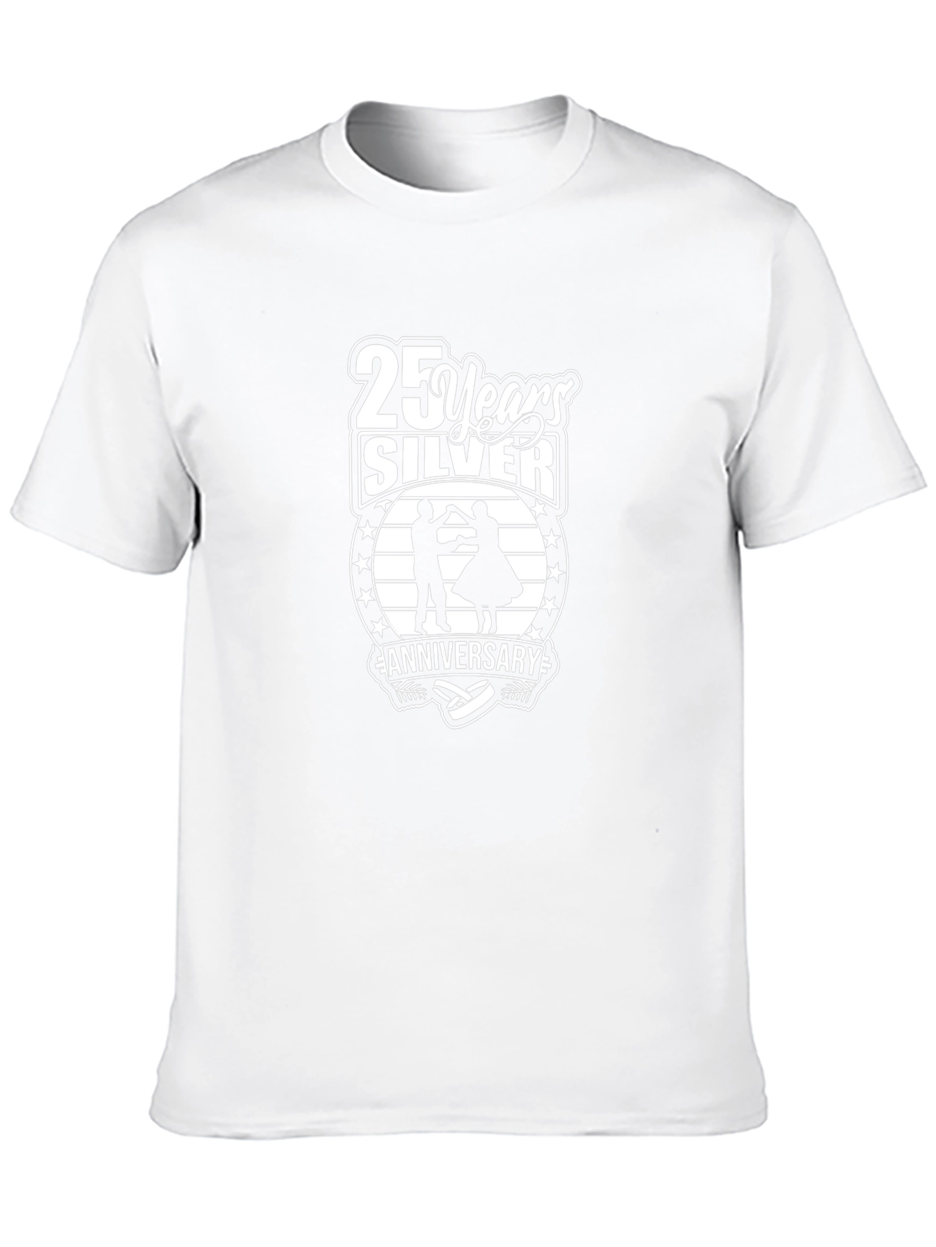 25th Anniversary T-Shirt - Silver Celebration