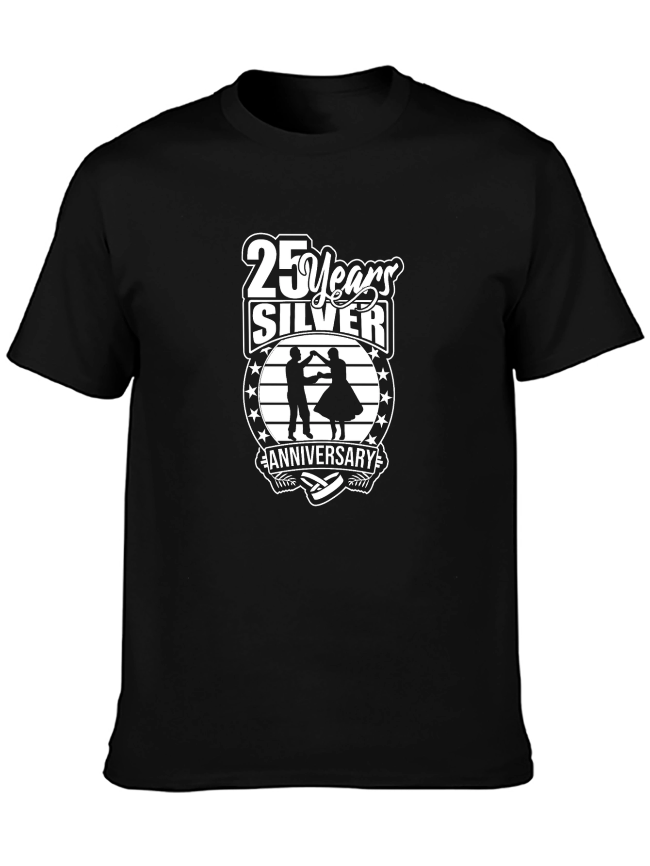 25th Anniversary T-Shirt - Silver Celebration