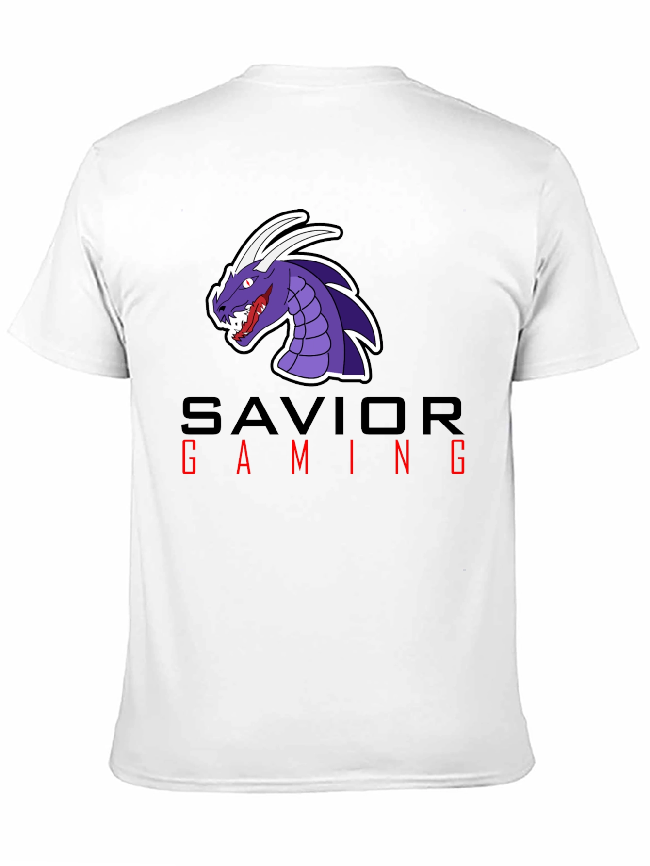 Savior Gaming Graphic Tee - Black Cotton Blend