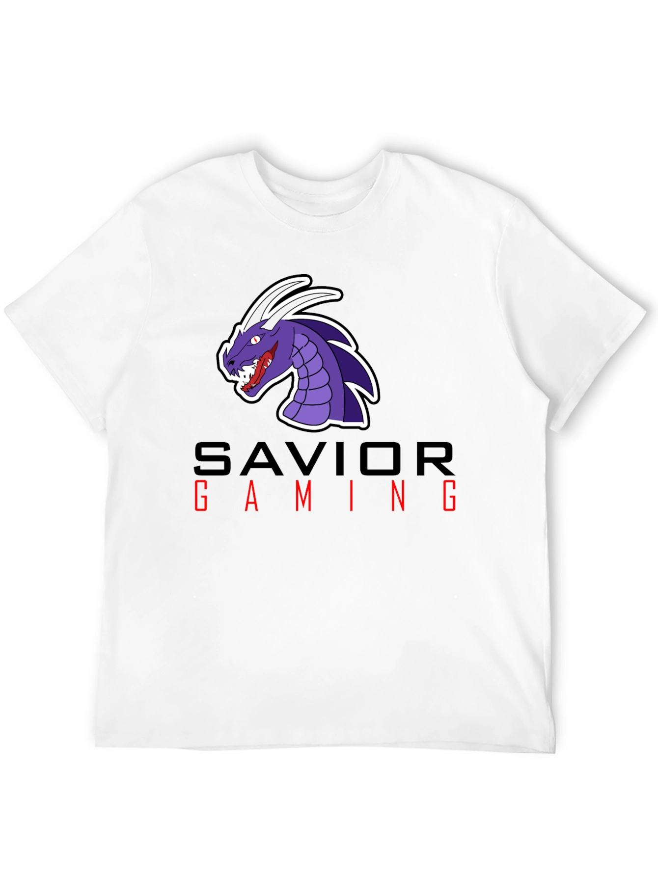 Savior Gaming Graphic Tee - Black Cotton Blend