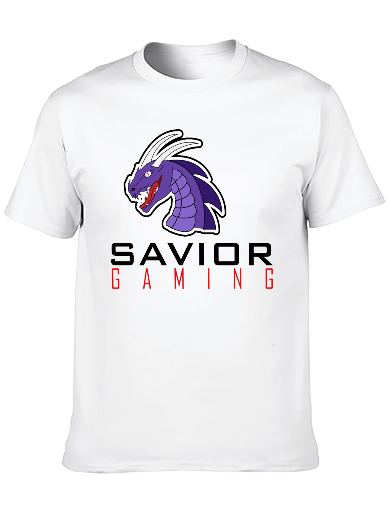 Savior Gaming Graphic Tee - Black Cotton Blend