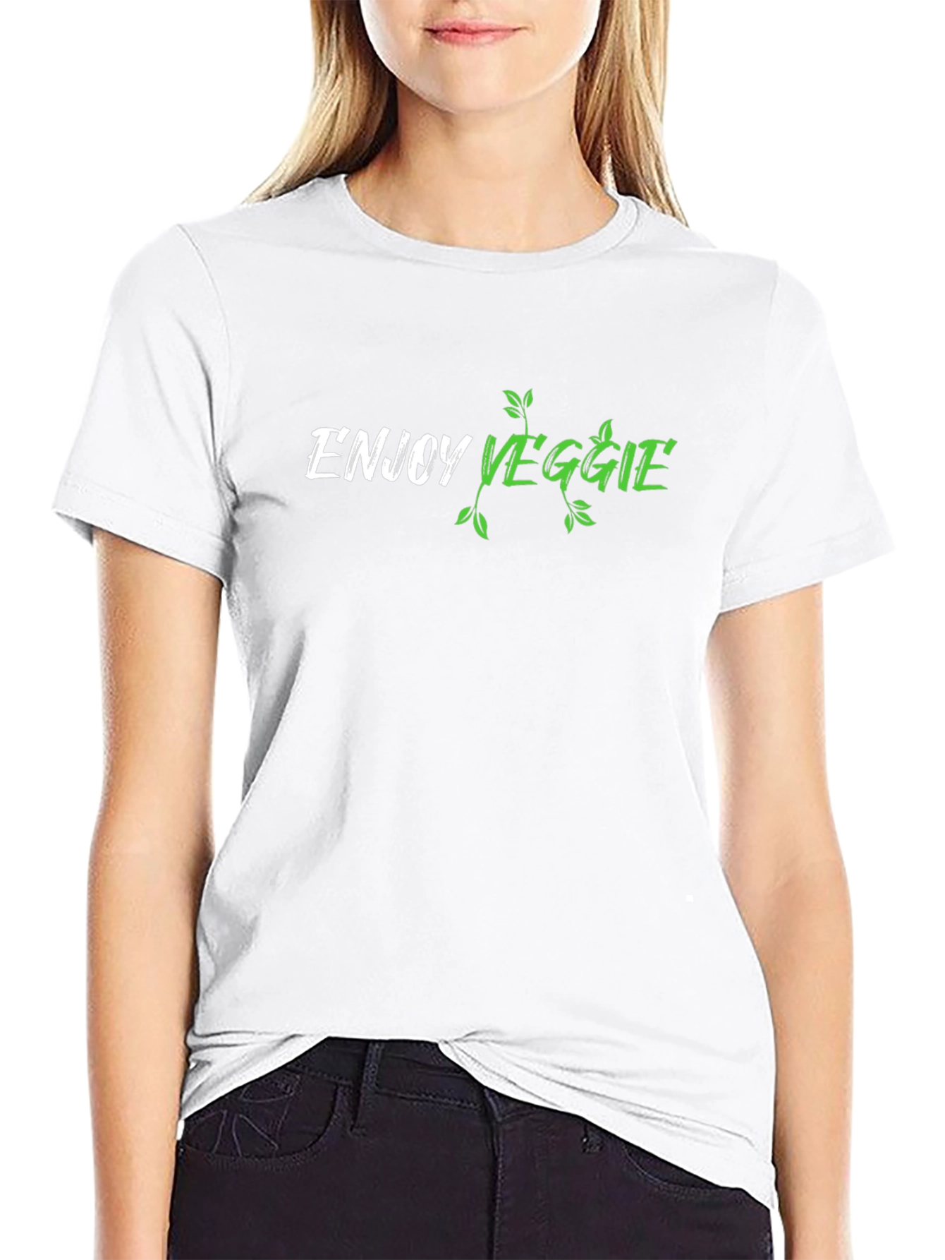 Enjoy Veggie T-Shirt - Stylish Vegan Tee