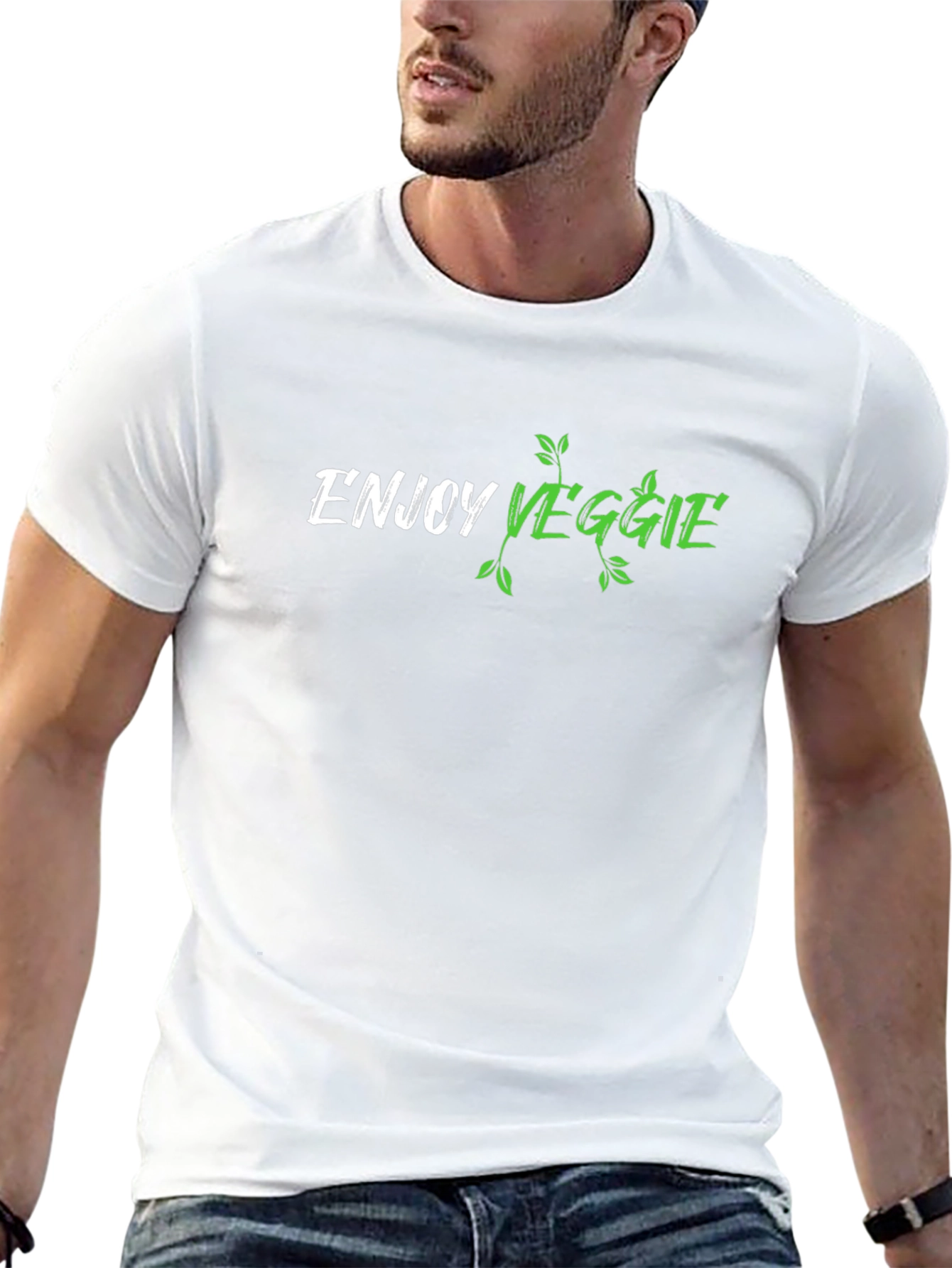 Enjoy Veggie T-Shirt - Stylish Vegan Tee