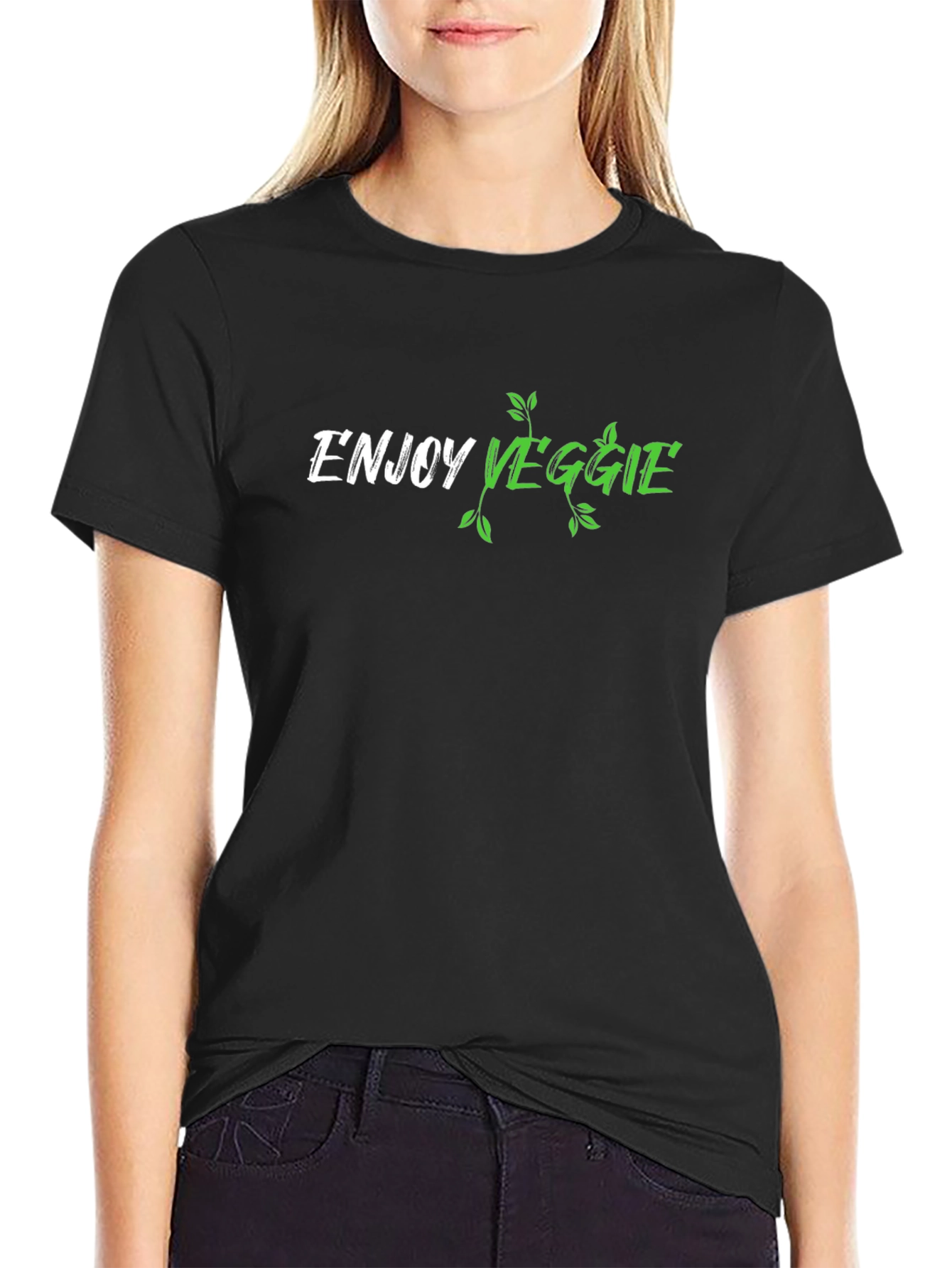 Enjoy Veggie T-Shirt - Stylish Vegan Tee