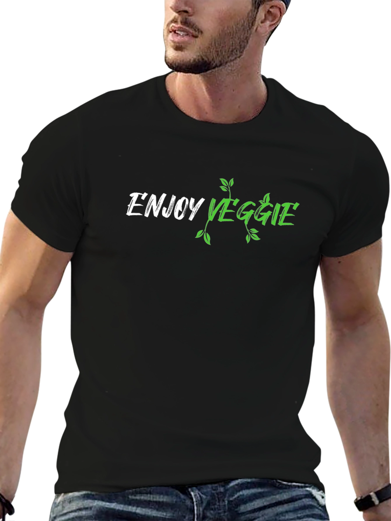 Enjoy Veggie T-Shirt - Stylish Vegan Tee