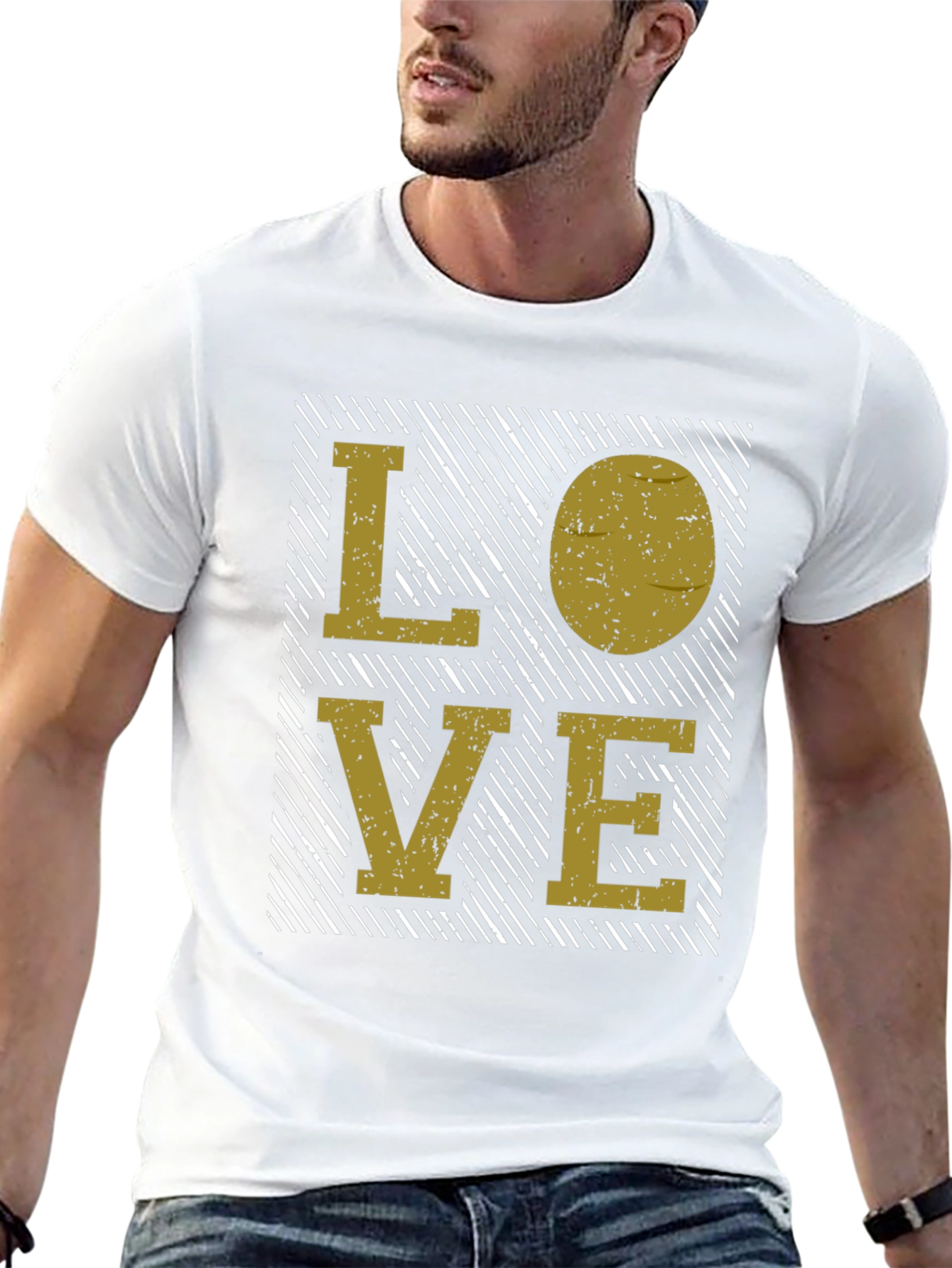 Love Graphic T-Shirt - Distressed Print