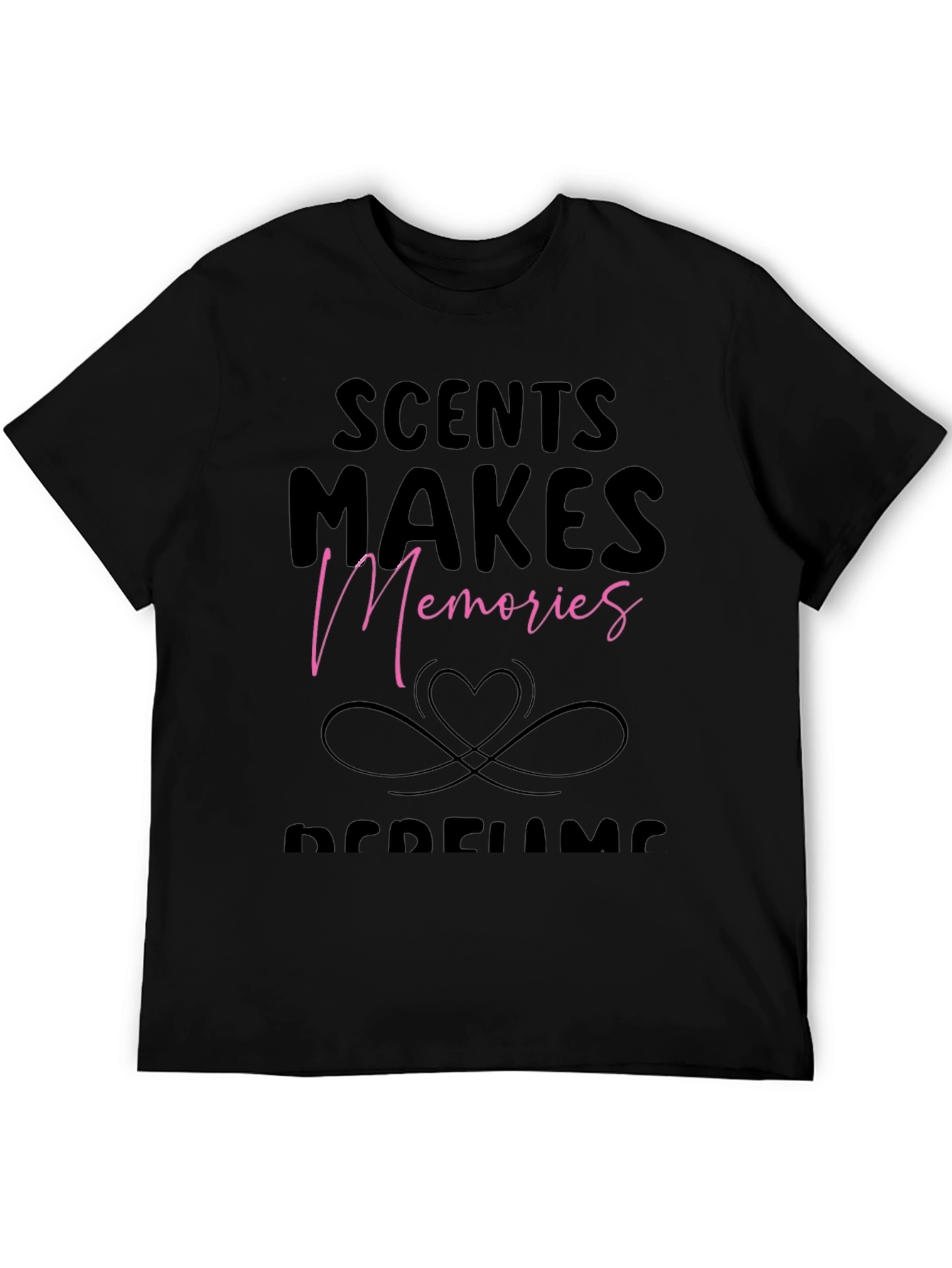 Scents Make Memories Black Graphic T-Shirt
