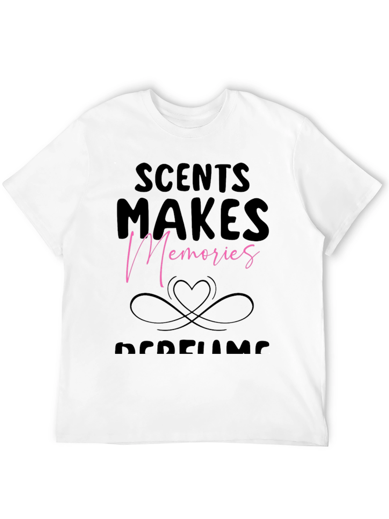 Scents Make Memories Black Graphic T-Shirt