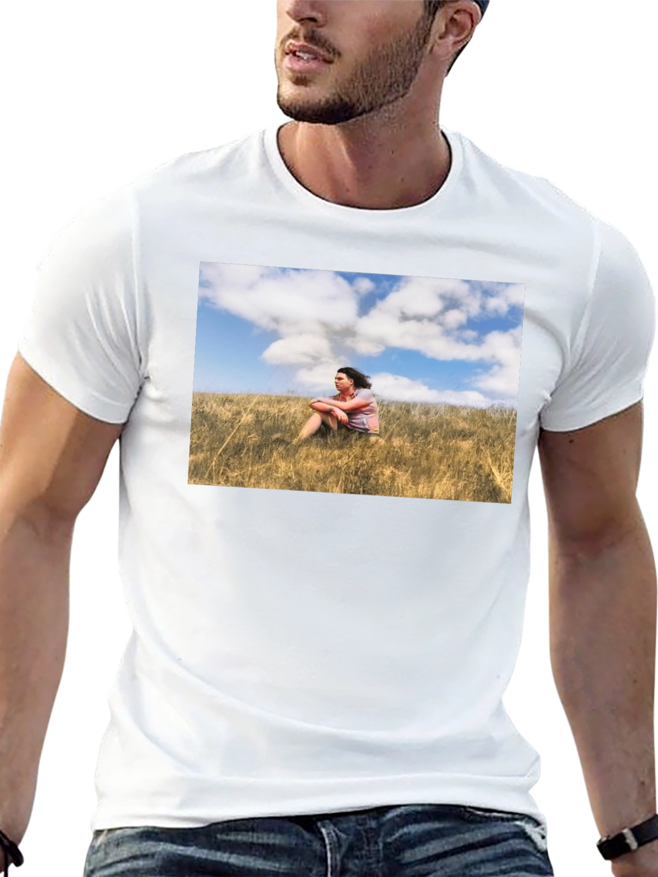 Man in Nature T-Shirt