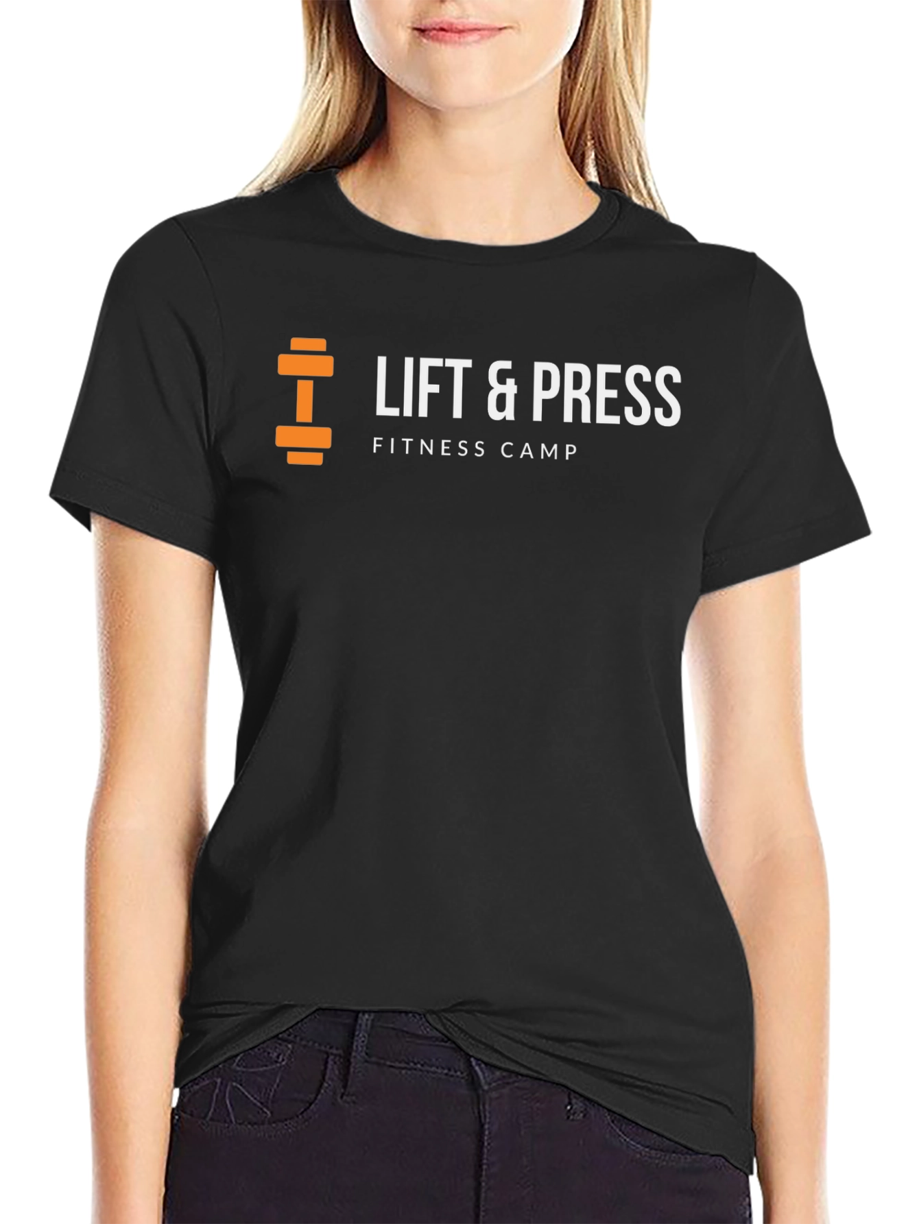 Lift & Press Fitness Camp Black T-Shirt