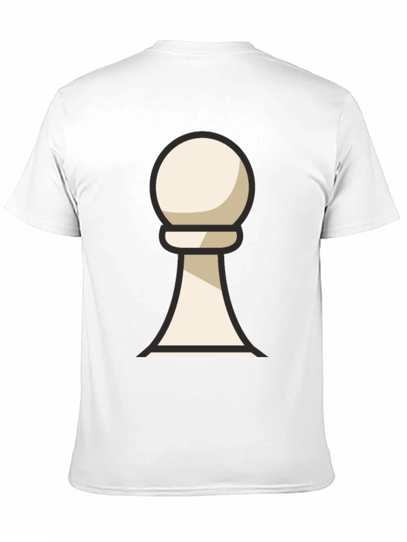 Chess Pawn Graphic T-Shirt - Casual Wear