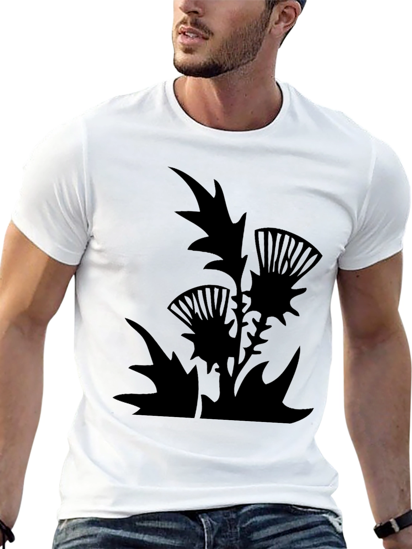 Thistle Graphic Tee - Mens Black T-Shirt