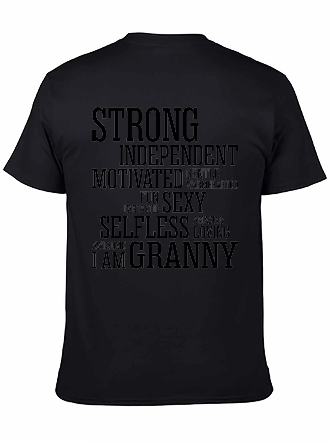 Strong Granny Graphic Tee - Empowering Womens T-Shirt