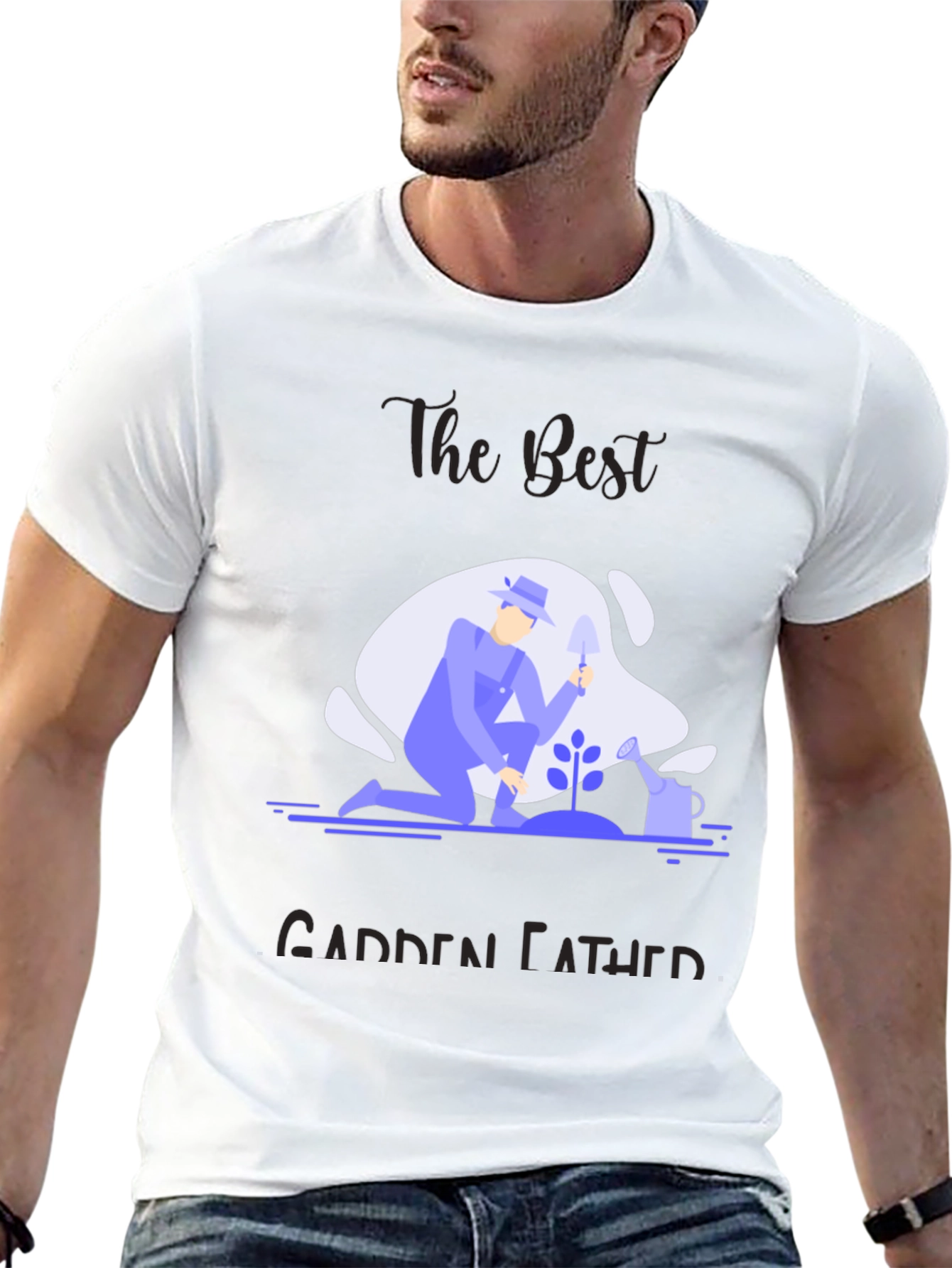 The Best Garden Father Graphic T-Shirt