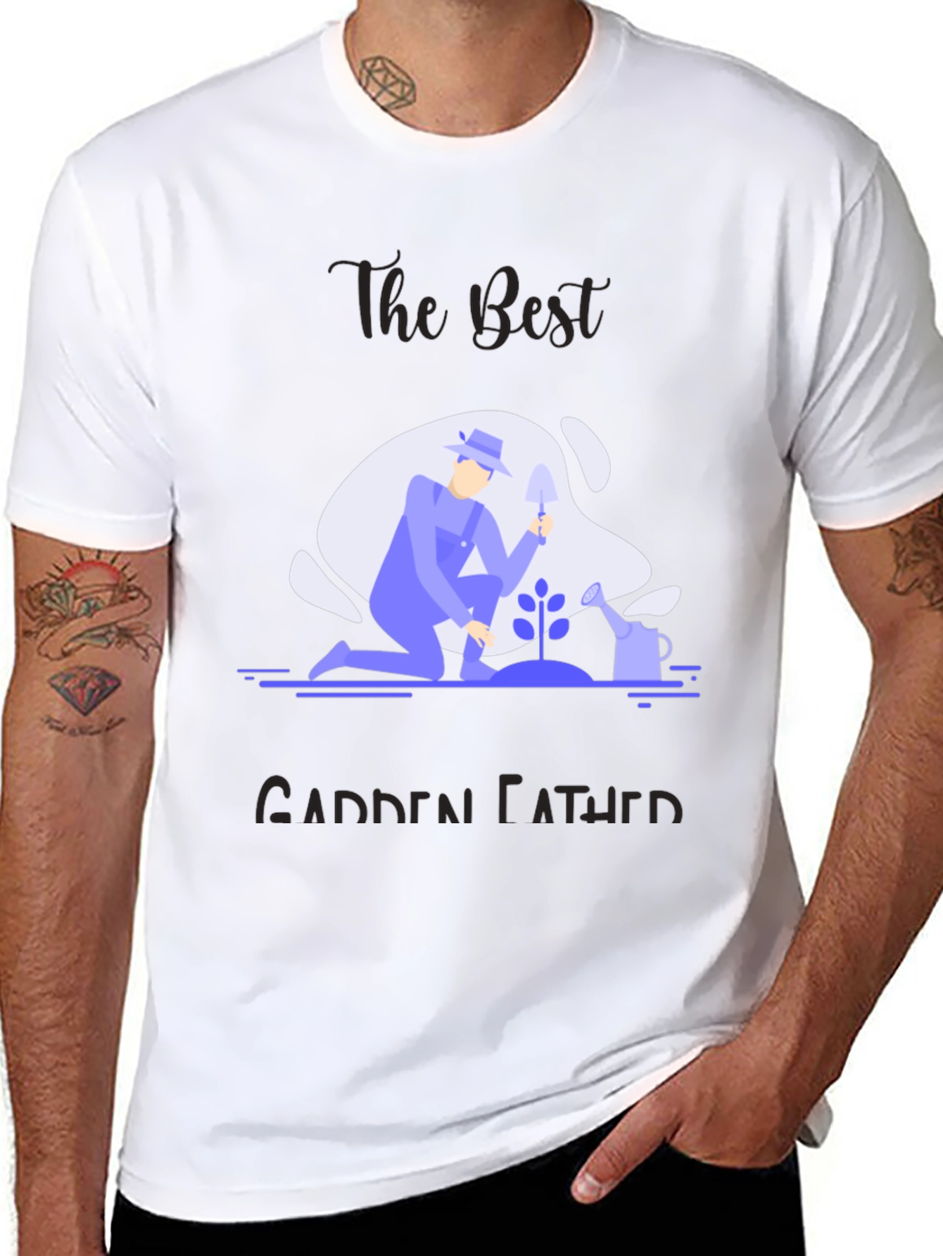 The Best Garden Father Graphic T-Shirt