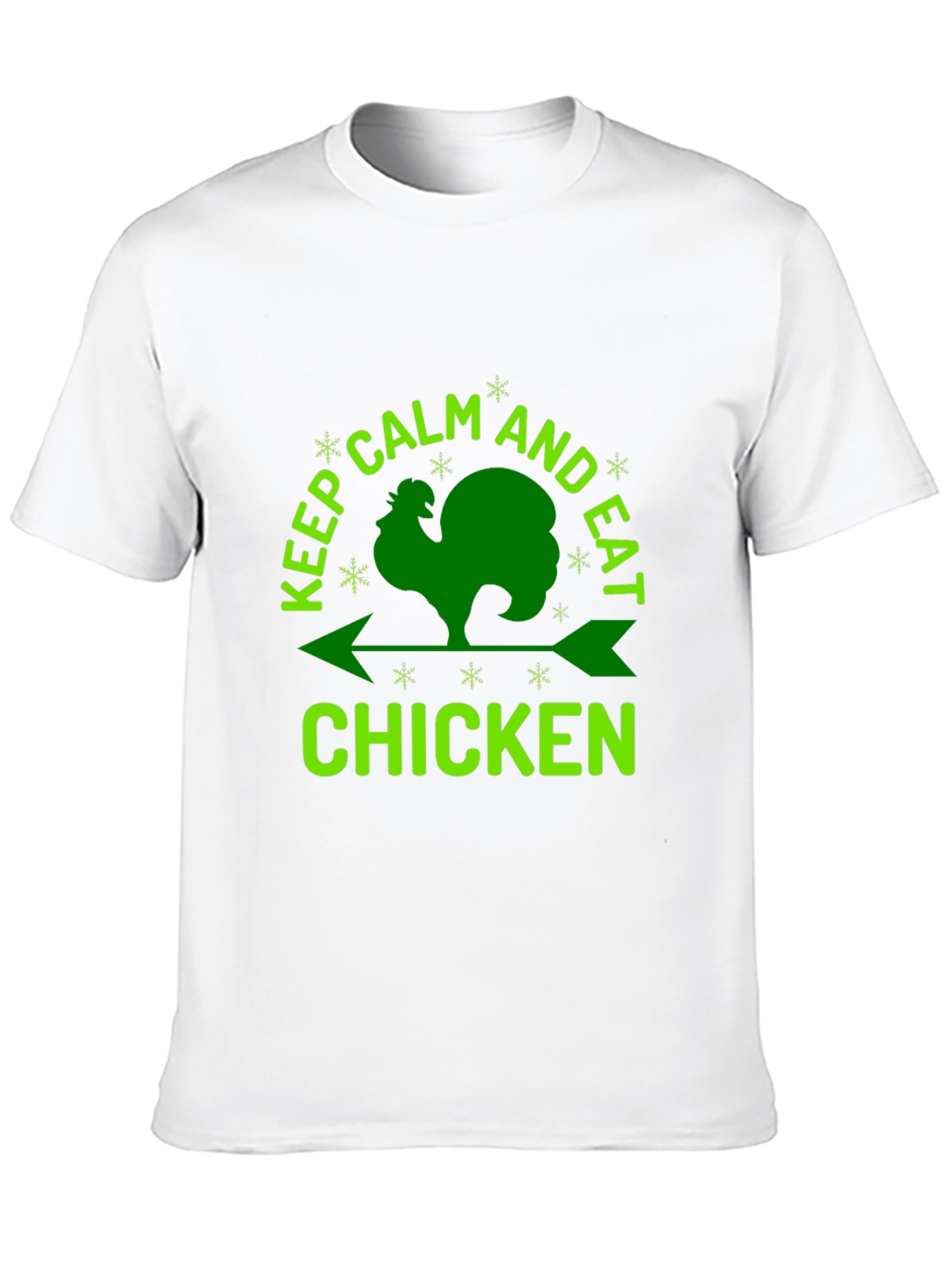 Keep Calm & Eat Chicken Graphic Tee