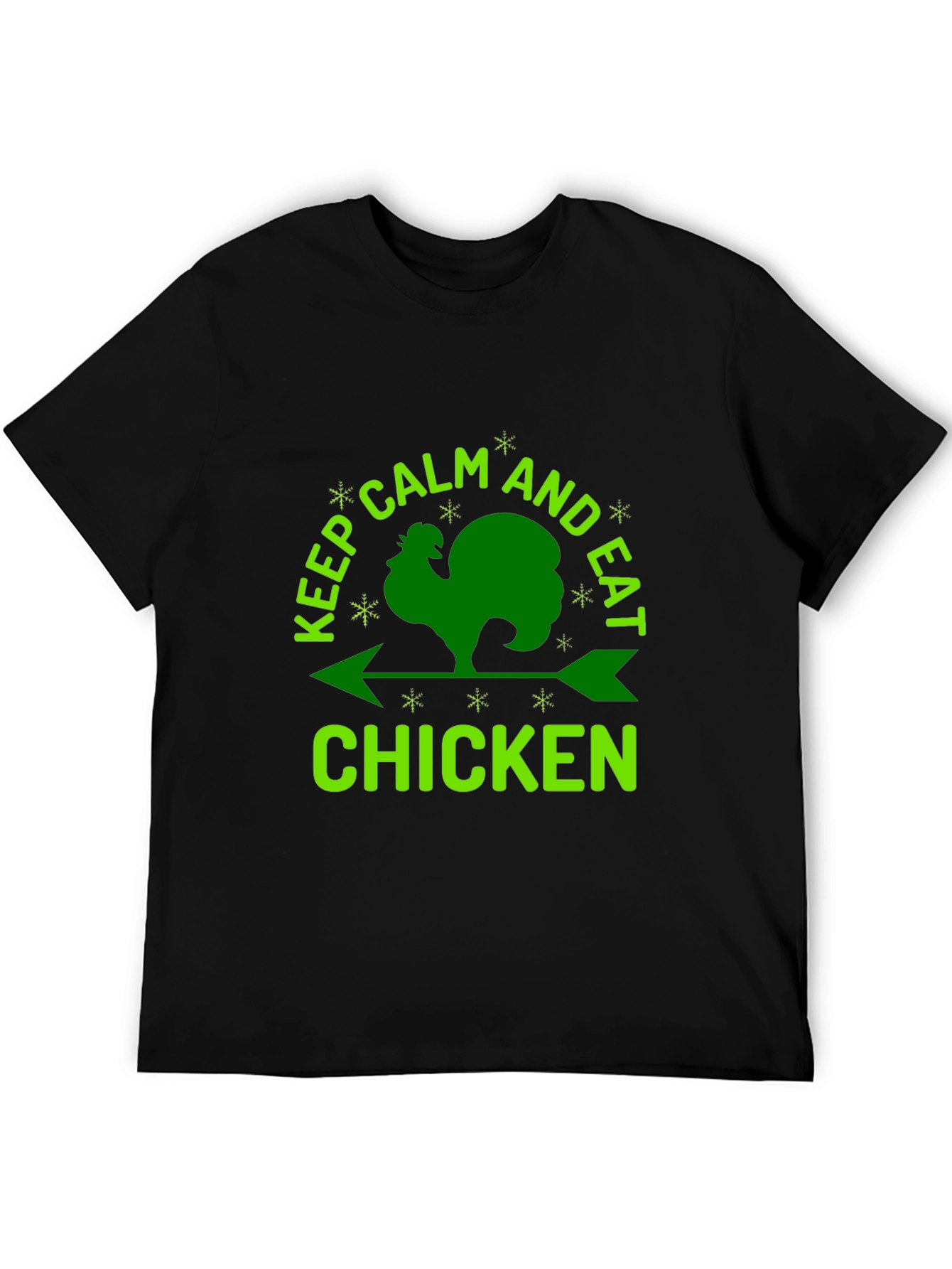 Keep Calm & Eat Chicken Graphic Tee