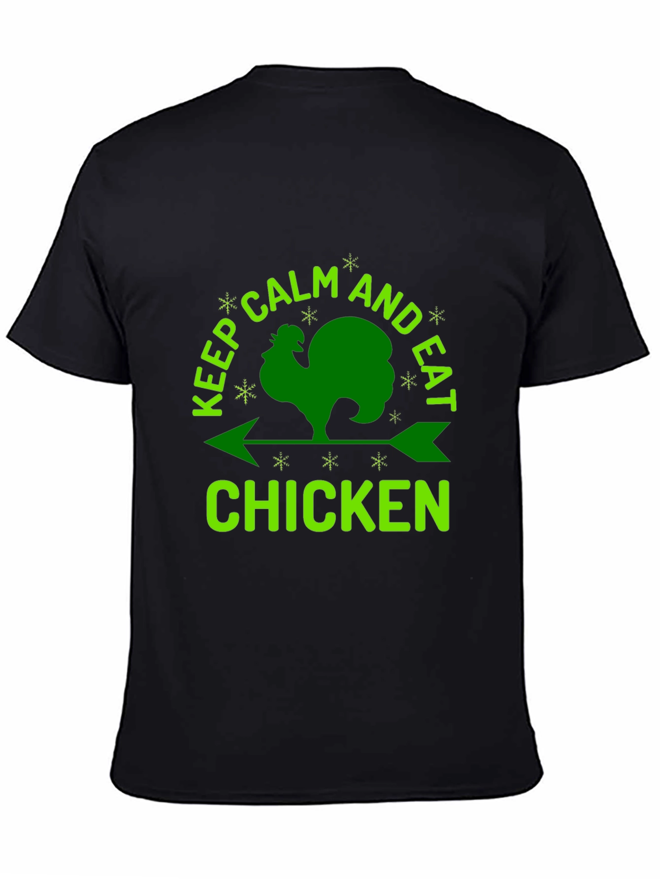 Keep Calm & Eat Chicken Graphic Tee