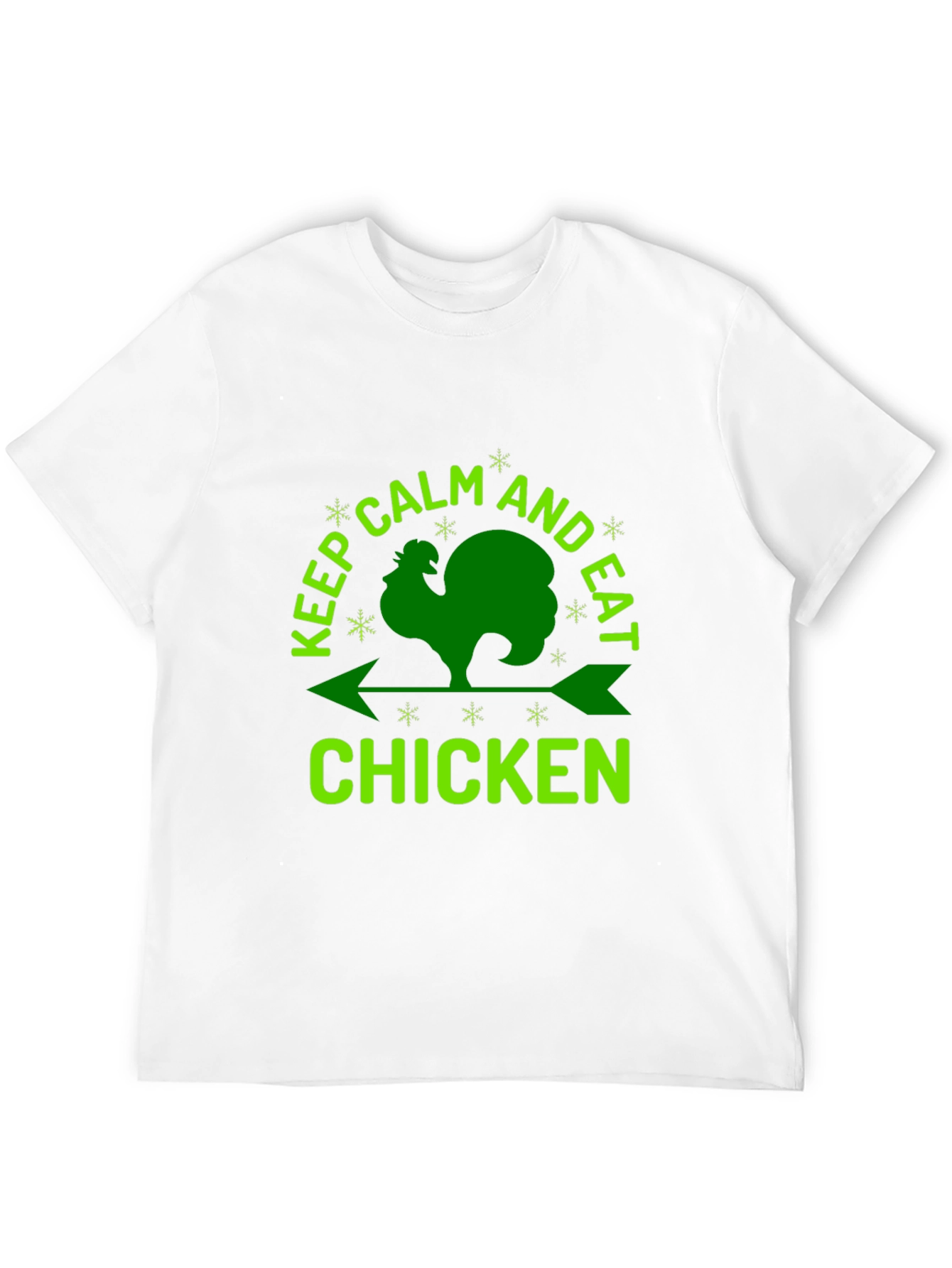 Keep Calm & Eat Chicken Graphic Tee