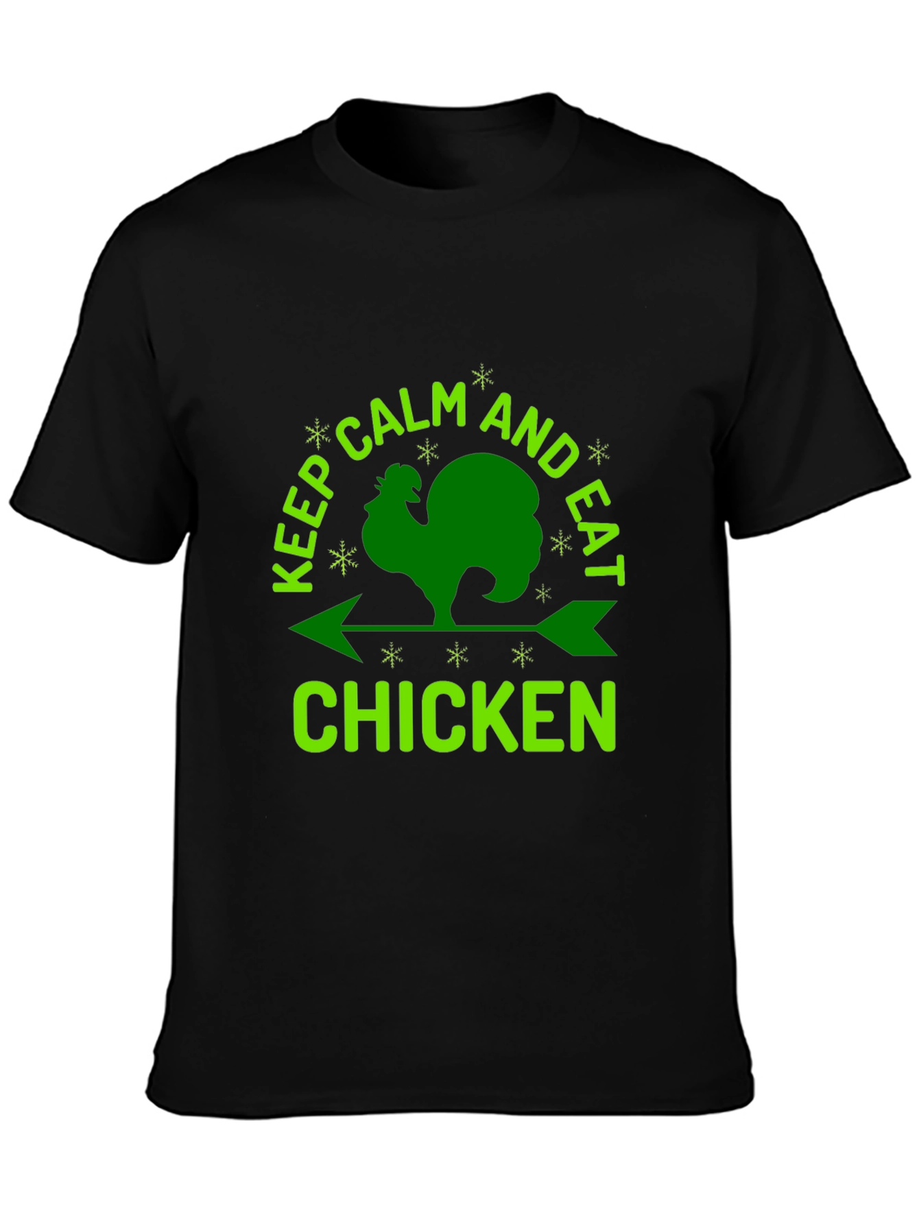 Keep Calm & Eat Chicken Graphic Tee