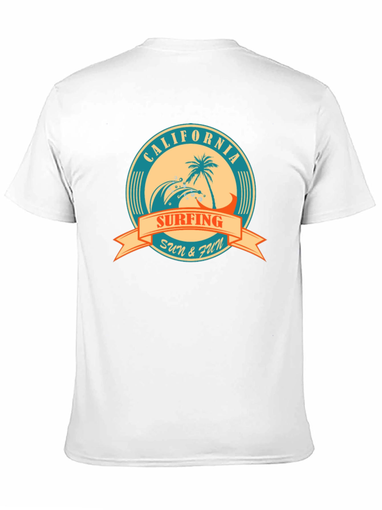 California Surfing Graphic T-Shirt - Sun & Fun