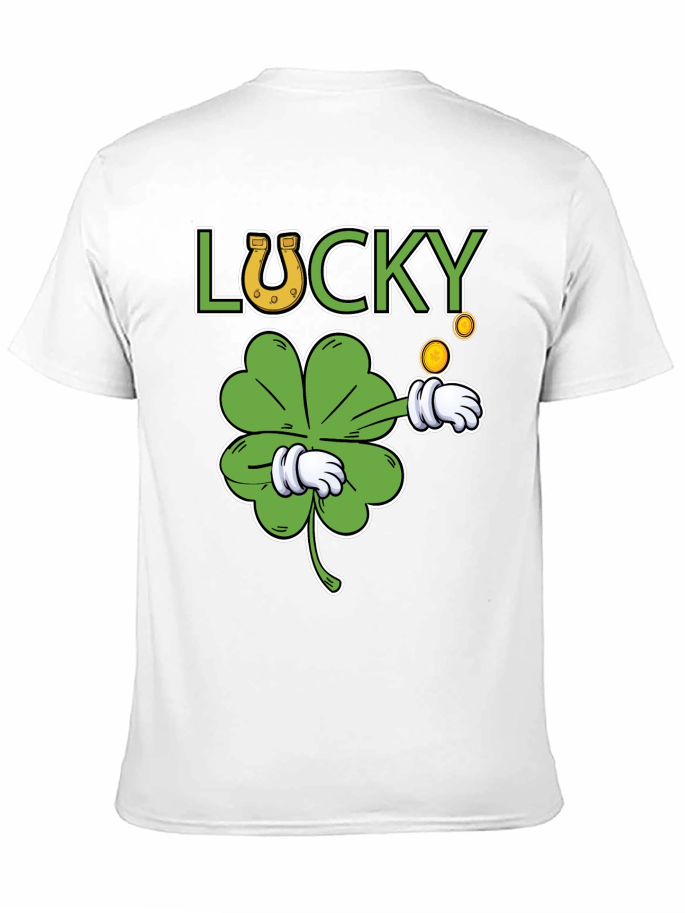 Lucky Clover Graphic T-Shirt - St. Patricks Day Tee